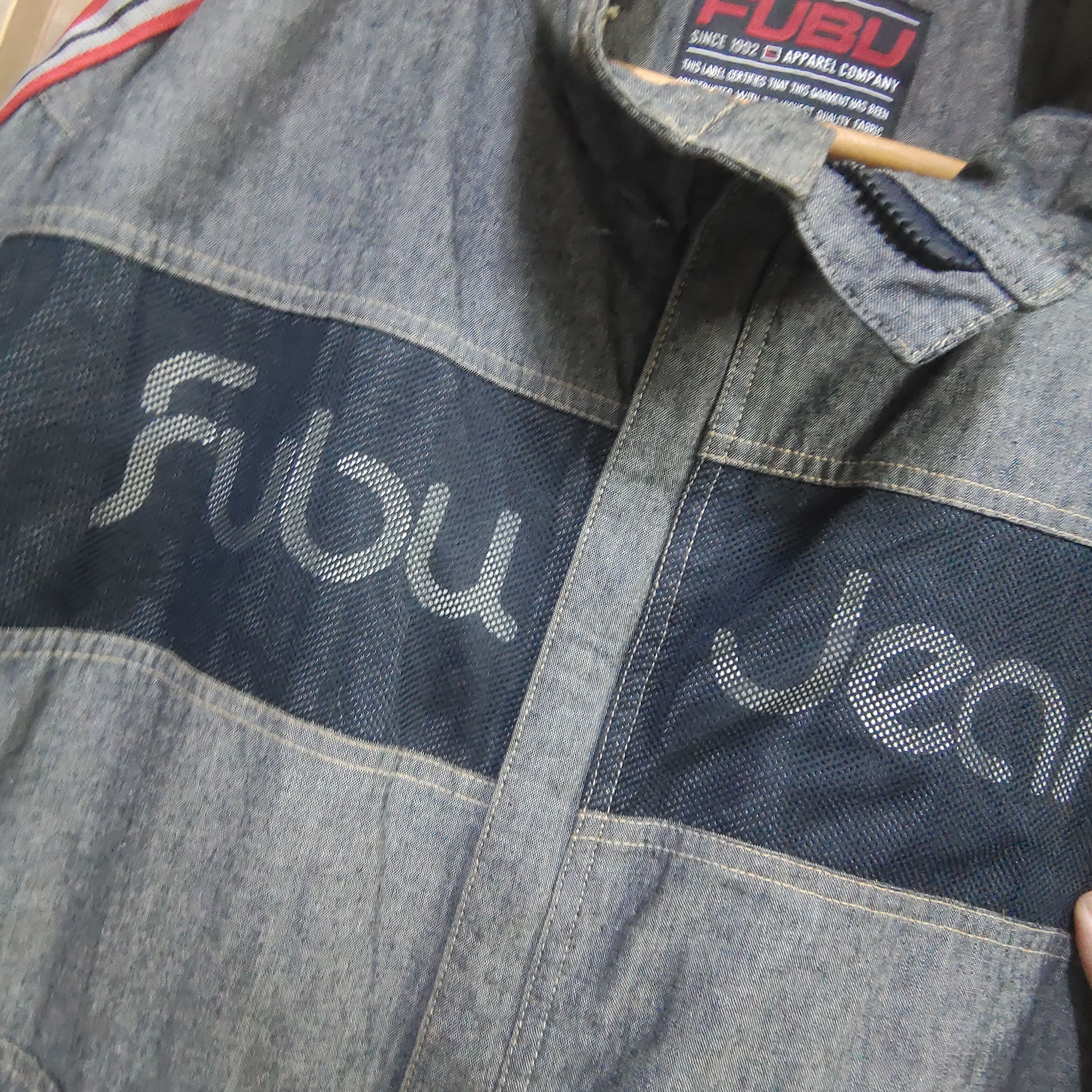 Designer × Fubu Fubu Jeans Light Jacket Big Spellout Size US L / EU 52-54 / 3 - 7 Thumbnail