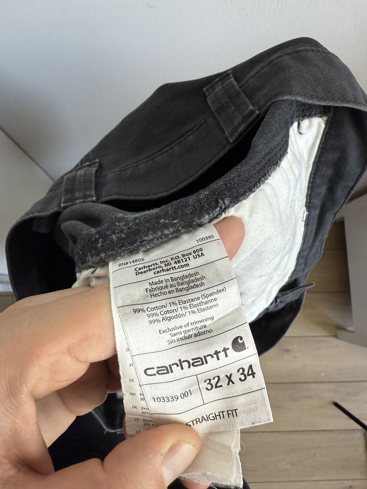 Carhartt × Vintage Vintage Carhartt single knee denim pants 32x30 streetwear 90s Size US 32 / EU 48 - 6 Thumbnail