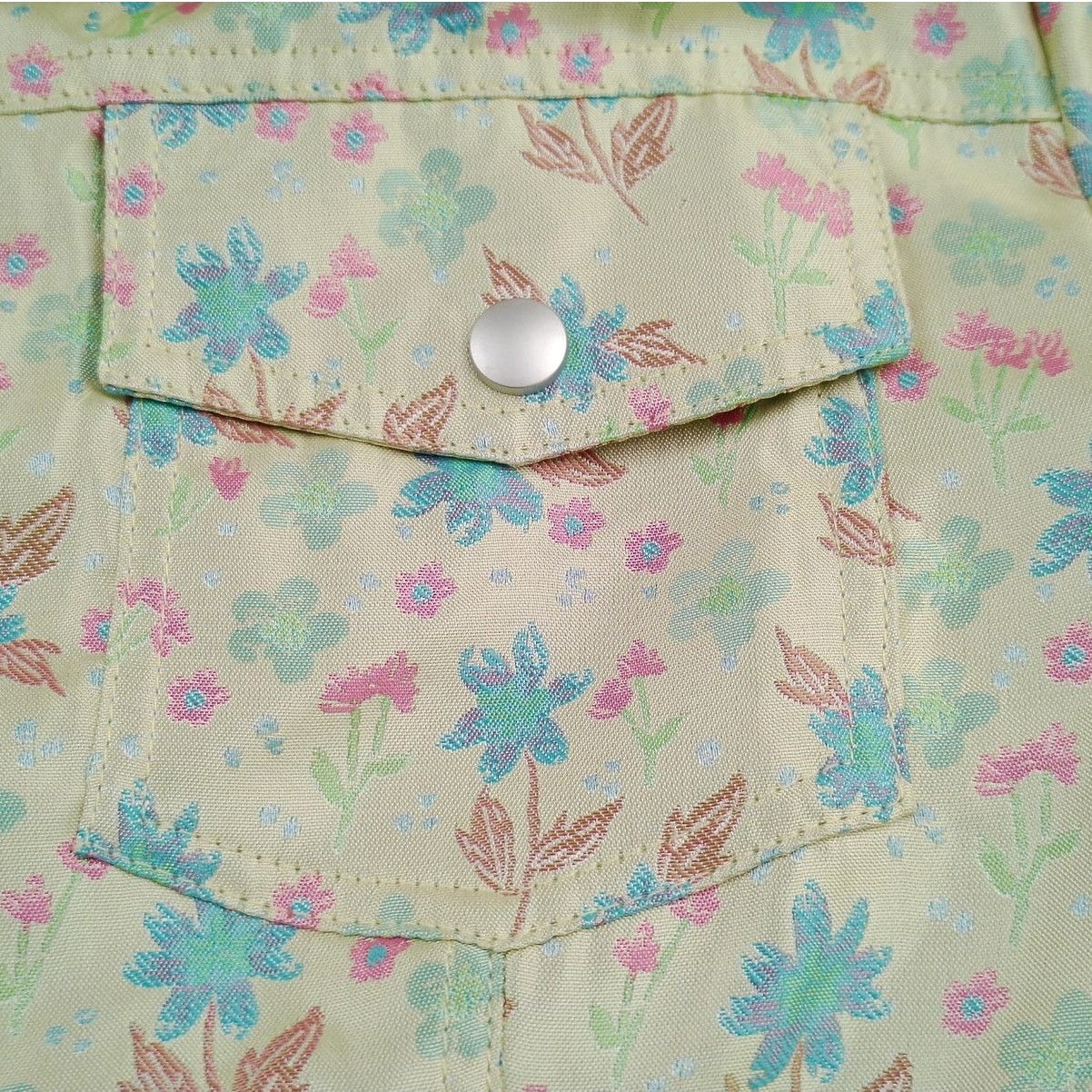 Other Storia Floral Snap Down Shirt Sheath Dress Shimmer Fairy Size M / US 6-8 / IT 42-44 - 5 Thumbnail