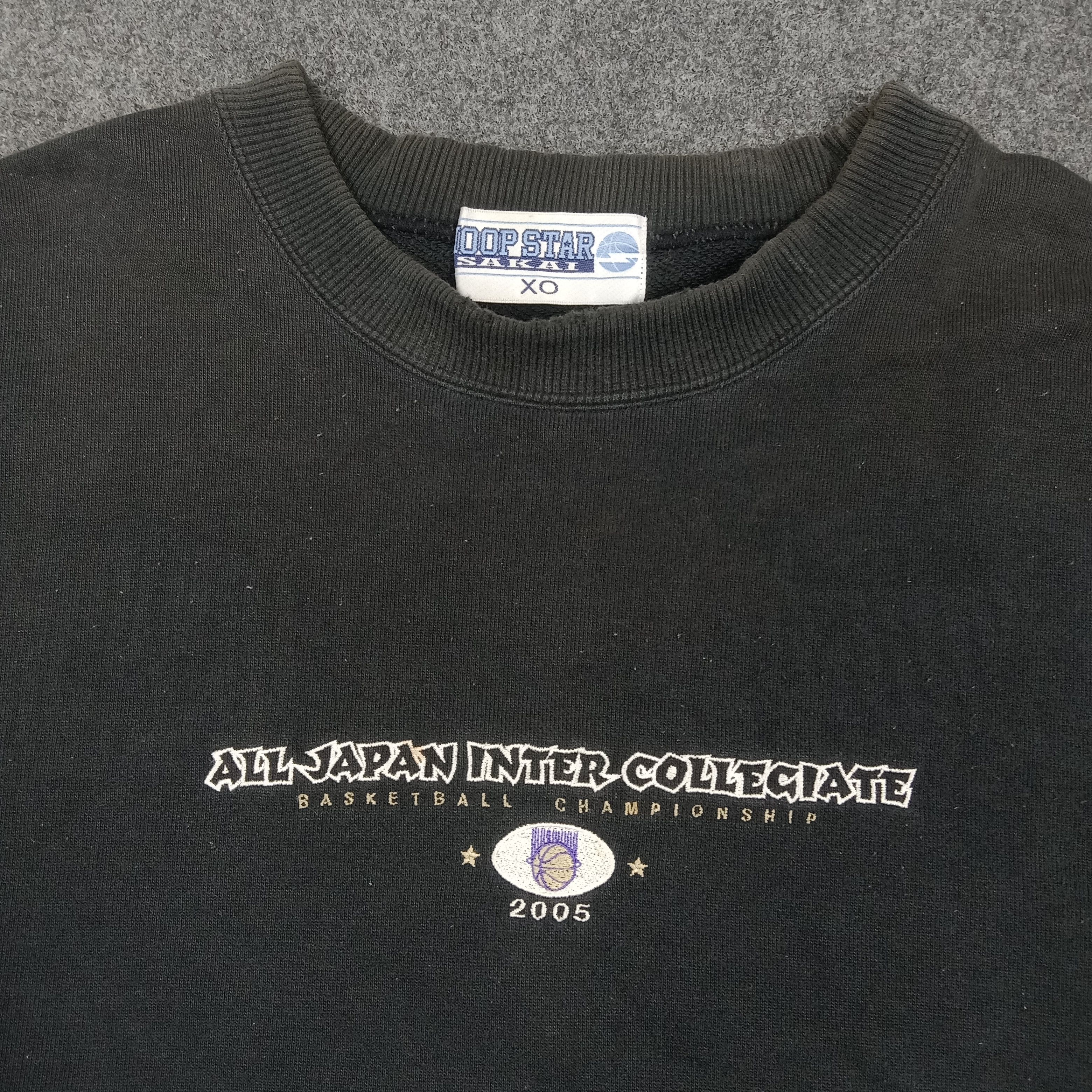 NBA Y2k Japan Basketball Championship Sweatshirt C292N21 Size US XL / EU 56 / 4 - 1 Thumbnail