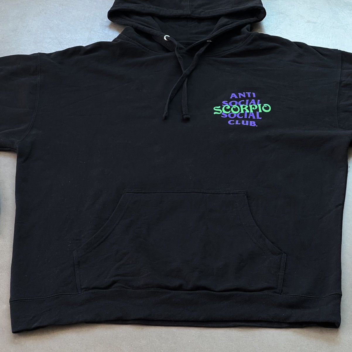 Anti Social Social Club 🖤 ASSC SCORPIO HOODIE - ASTROLOGY ZODIAC COLLECTION 2021 Size US XL / EU 56 / 4 - 8 Thumbnail