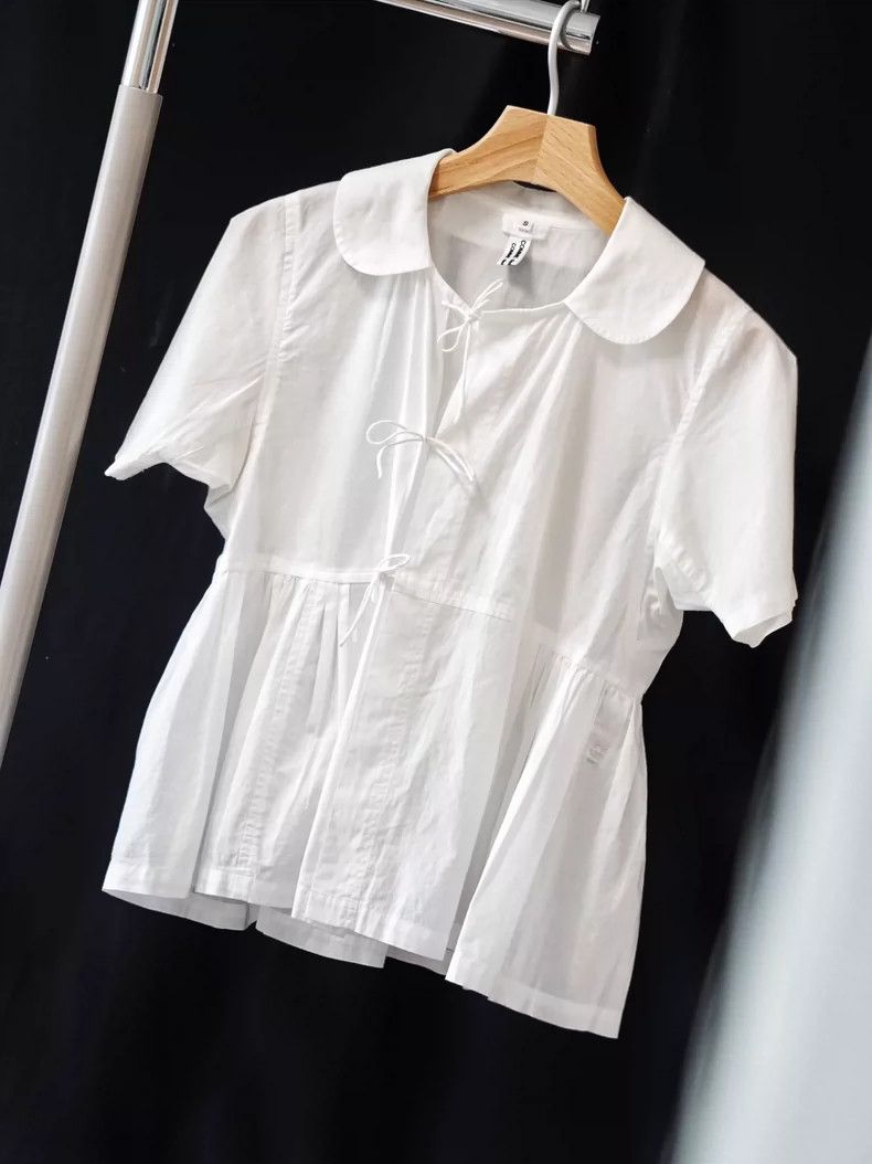 Comme des Garcons Comme des Garcons Gold ingot collar with pure cotton shirt Size M / US 6-8 / IT 42-44 - 3 Thumbnail