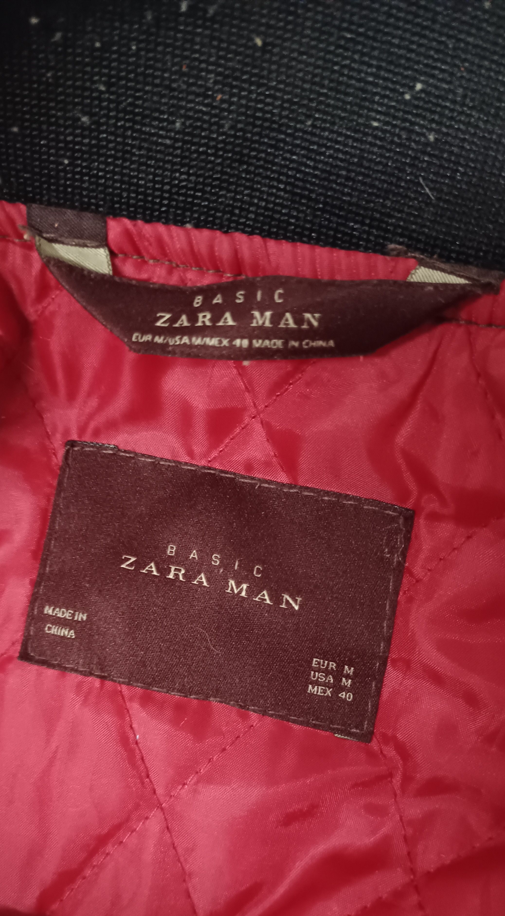 Designer × Zara Zara Men Olive Green Bombers Jacket Size US M / EU 48-50 / 2 - 11 Thumbnail