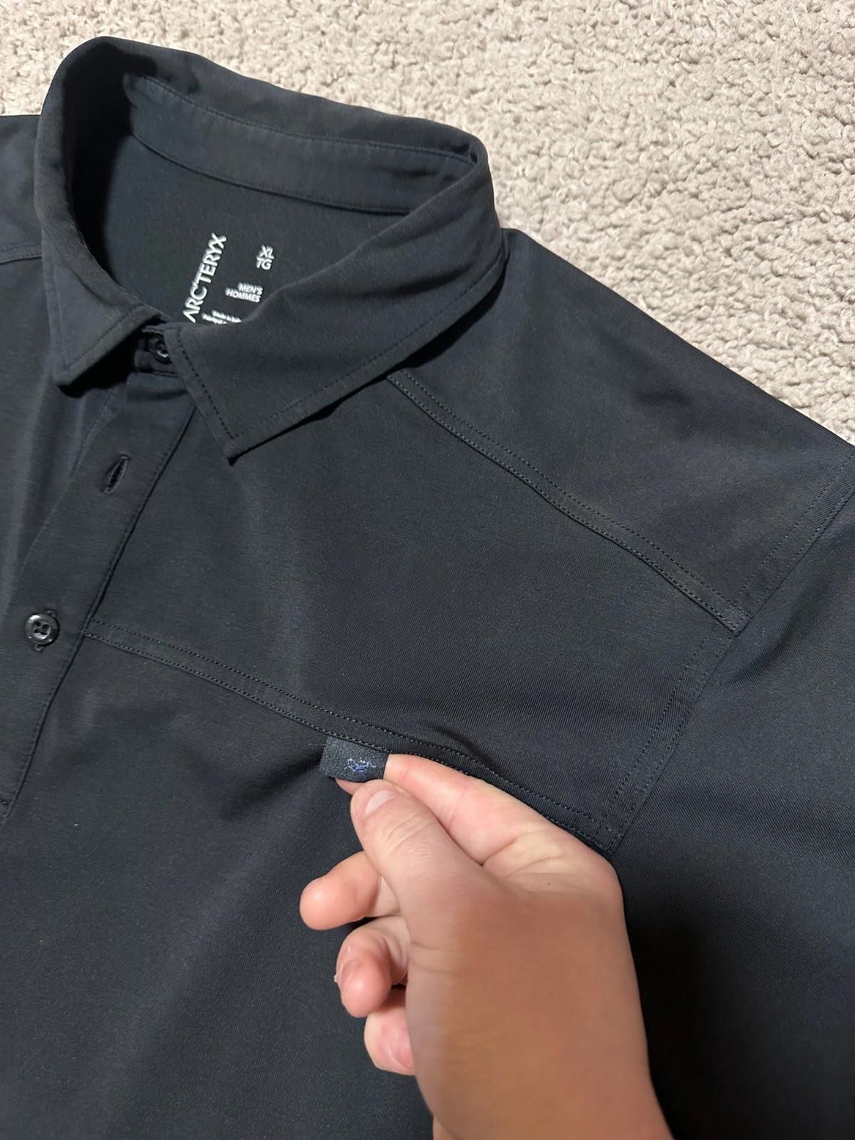 Arc'teryx Arc'teryx Captive Polo Shirt Mens XLarge Faded Black Hiking Size US XL / EU 56 / 4 - 4 Thumbnail