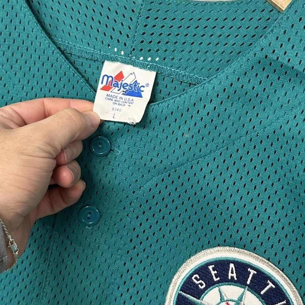 Majestic Vintage Majestic Seattle Mariners 90s Baseball Jersey Large Size US L / EU 52-54 / 3 - 2 Thumbnail
