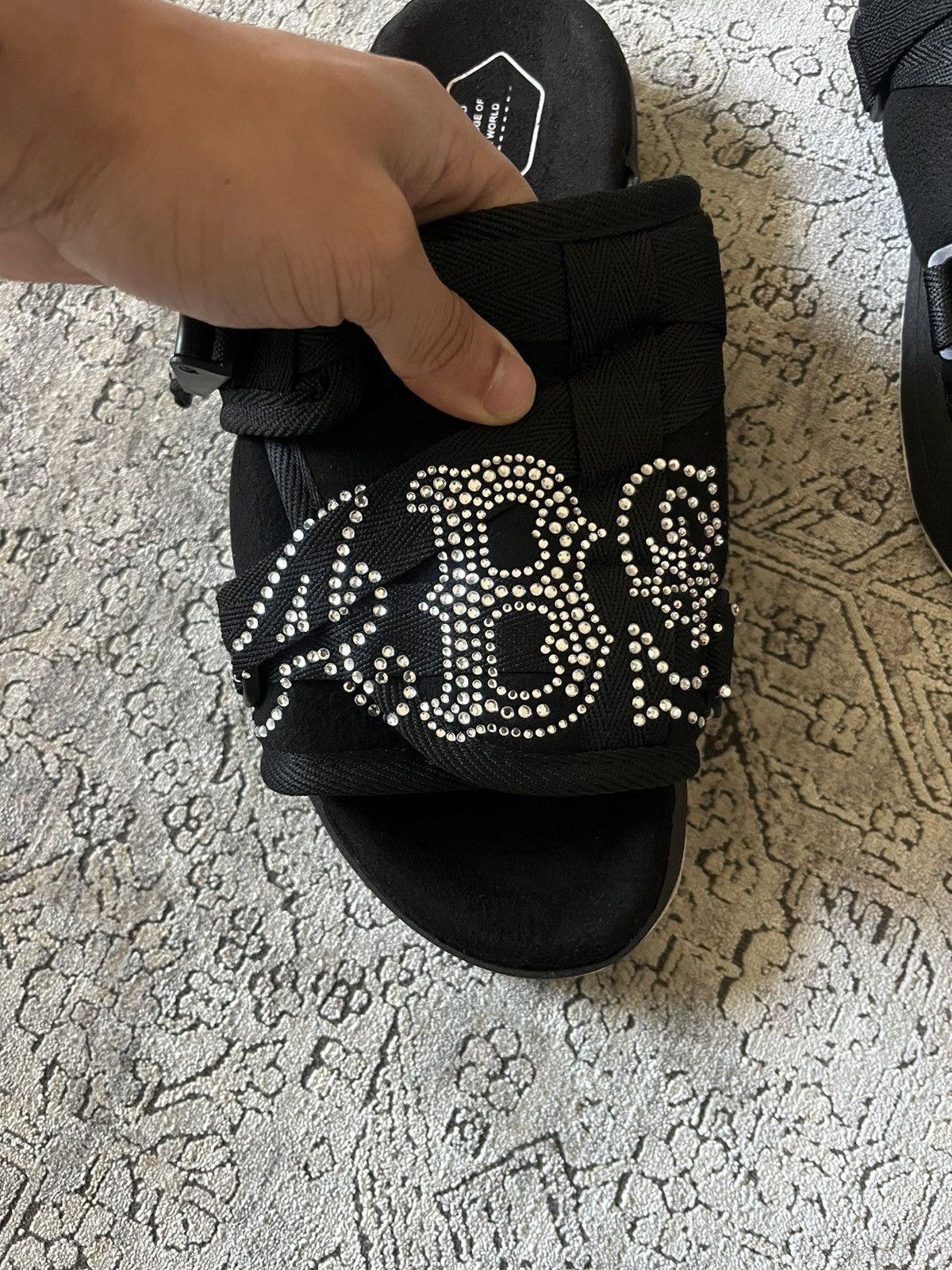 Absent Absent Rhinestone Christo Sandals Size US 7.5 / EU 40-41 - 7 Thumbnail