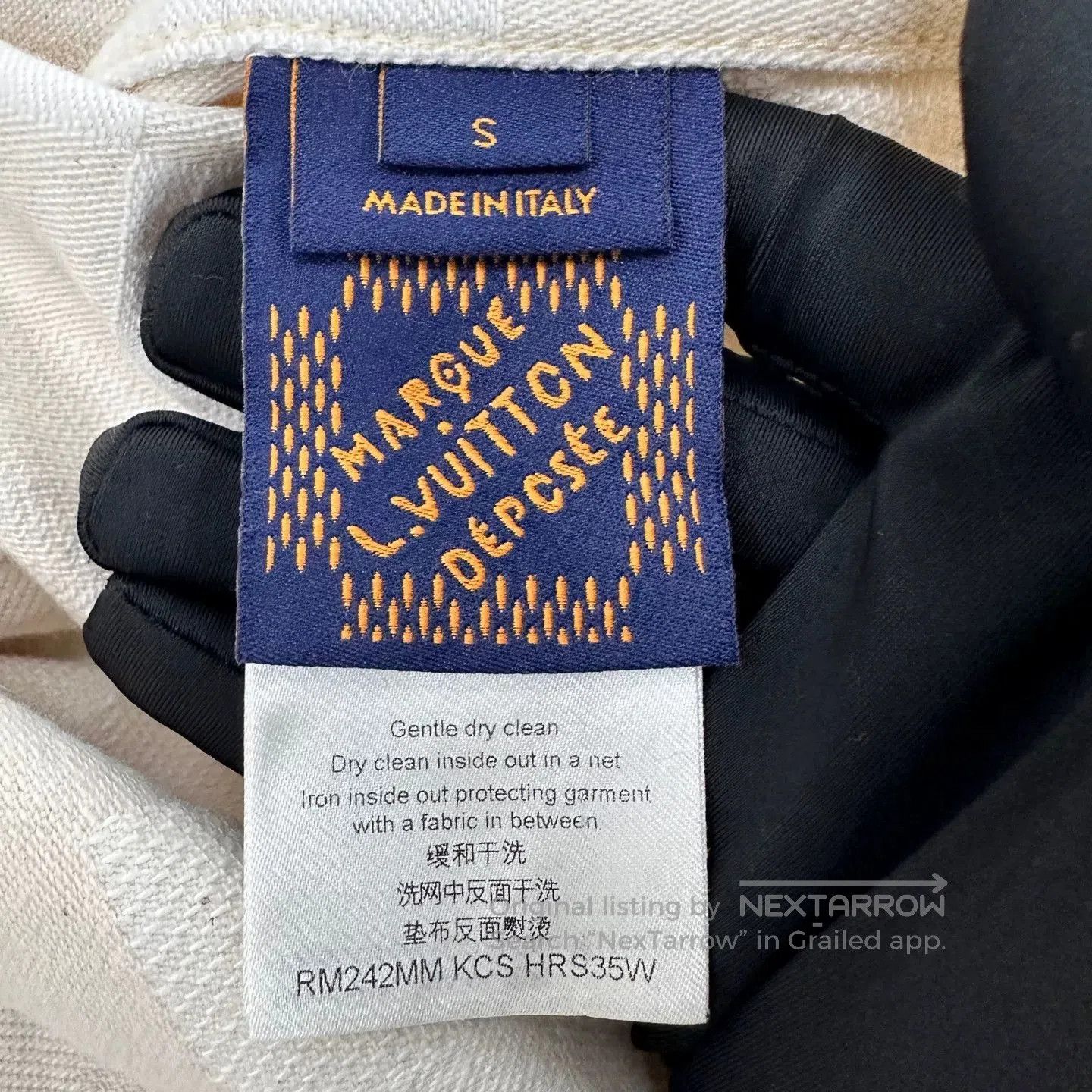 Louis Vuitton Louis Vuitton SS24 Beige Plaid Embroidered Shirt. Size US S / EU 44-46 / 1 - 4 Thumbnail
