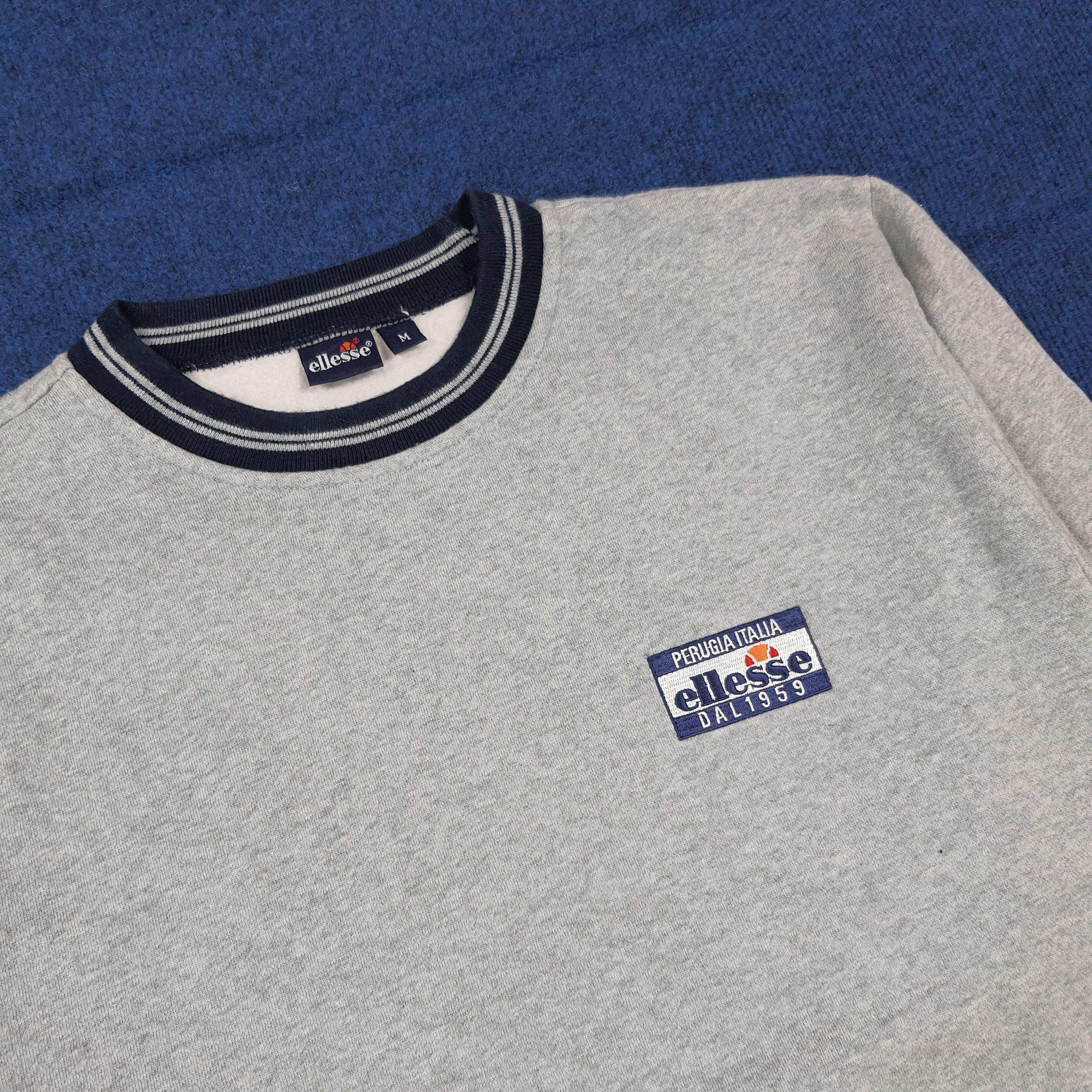 Ellesse Vintage Ellesse Perugia Italia Designer Sweatshirt C287N17 Size US M / EU 48-50 / 2 - 2 Thumbnail
