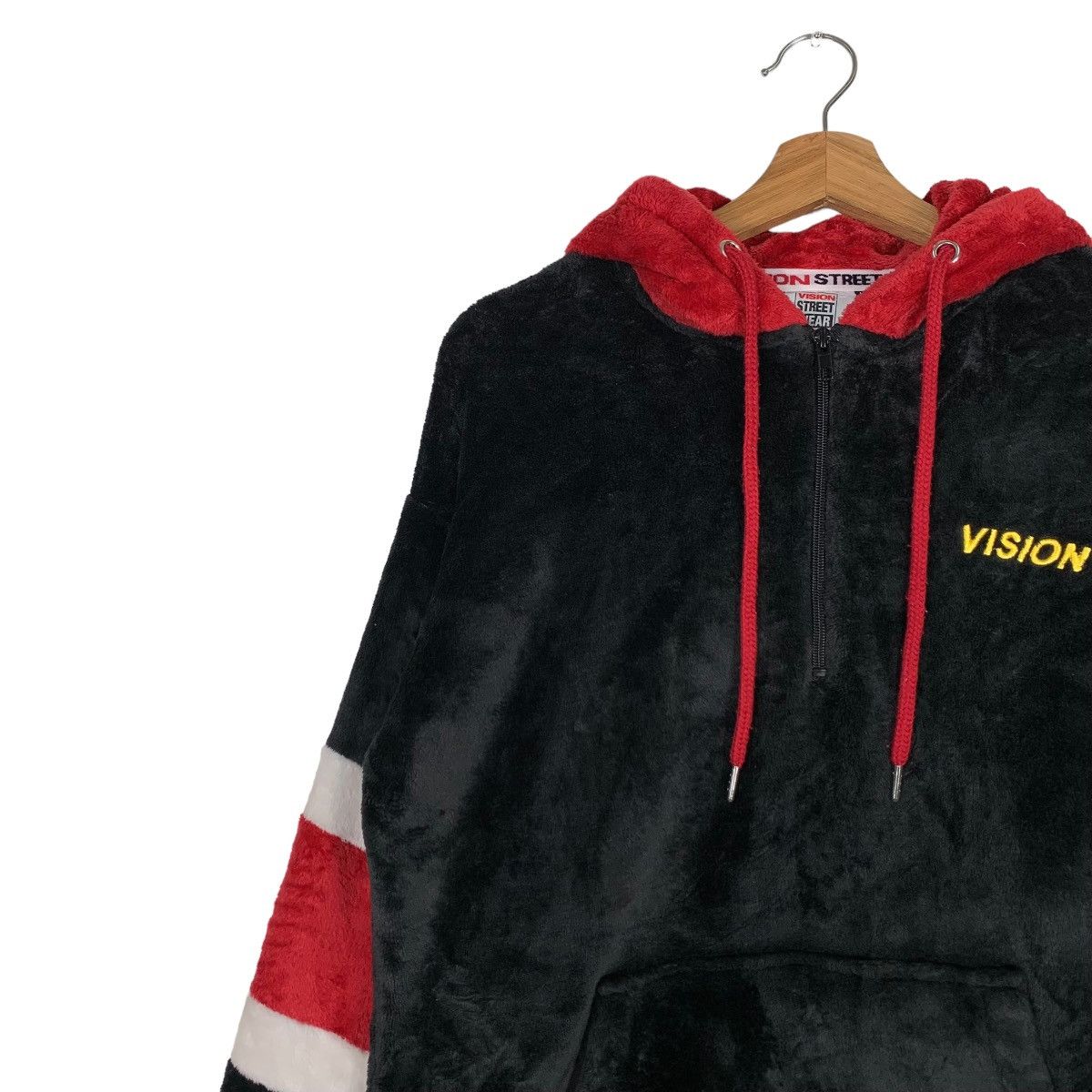 Vision Streetwear VISION STREETWEAR HALF ZIP FLEECE PULLOVER HODDIES #0128-C7 Size US M / EU 48-50 / 2 - 7 Thumbnail