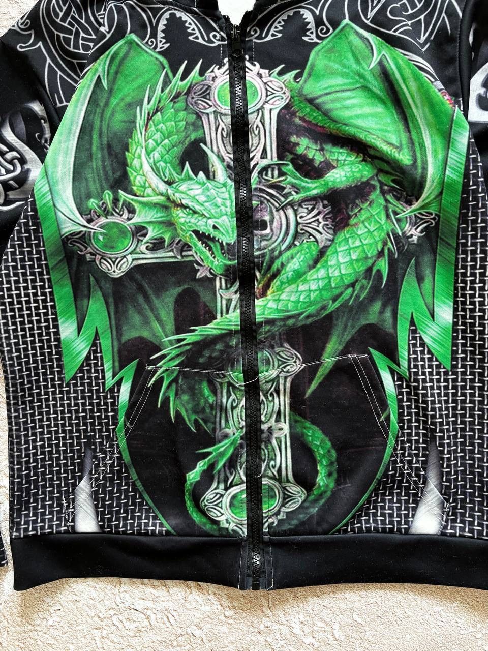Christian Audigier × Ed Hardy × Vintage Vintage Ed Hardy by Christian Audigier style hoodie Size US L / EU 52-54 / 3 - 5 Thumbnail