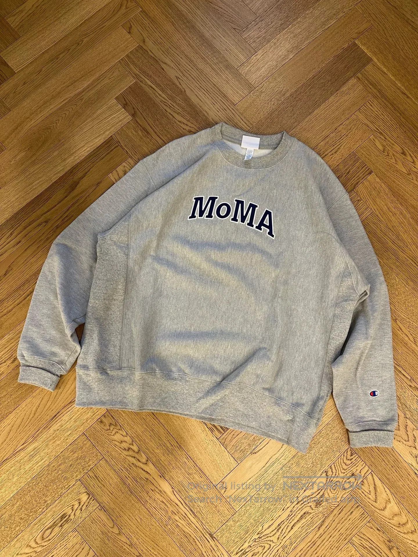 Champion MoMA Champion Gray Crewneck Sweatshirt. Size US XL / EU 56 / 4 - 1 Thumbnail