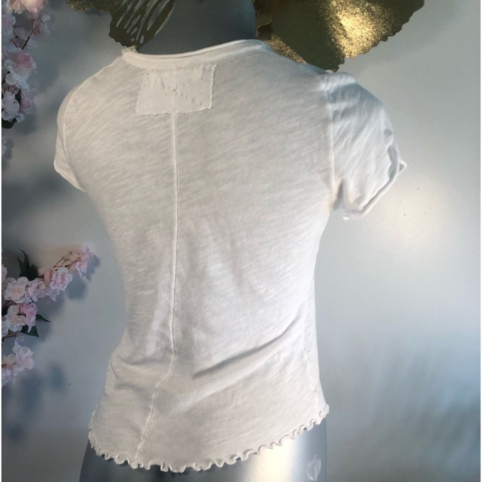 FREECITY White shirt teeshirt we the free Size M / US 6-8 / IT 42-44 - 4 Thumbnail