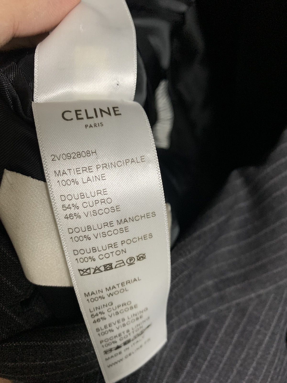 Celine Celine 2020SS Stripe Double breasted Blazer Size US L / EU 52-54 / 3 - 5 Thumbnail