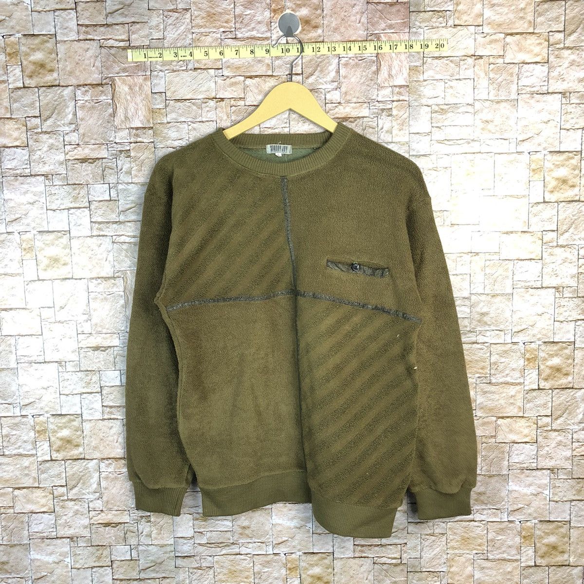 Homespun Knitwear × Japanese Brand Sunday Joy Green Knitwear #A675 Size M / US 6-8 / IT 42-44 - 1 Thumbnail