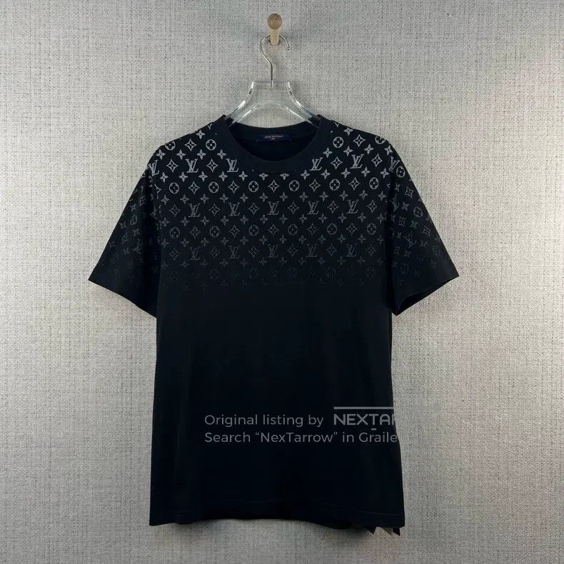 Louis Vuitton Louis Vuitton SS24 Logo Gradient Casual Crew Neck Short Sl Size US XL / EU 56 / 4 - 1 Thumbnail