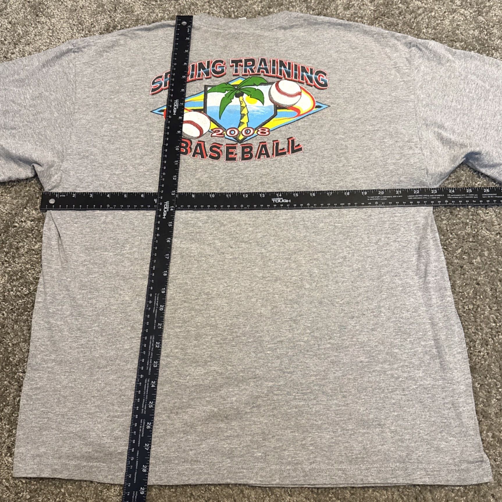 MLB VINTAGE 2008 Spring Training MLB Southwest Airlines T-Shirt XL Men Gray Size US XL / EU 56 / 4 - 6 Thumbnail