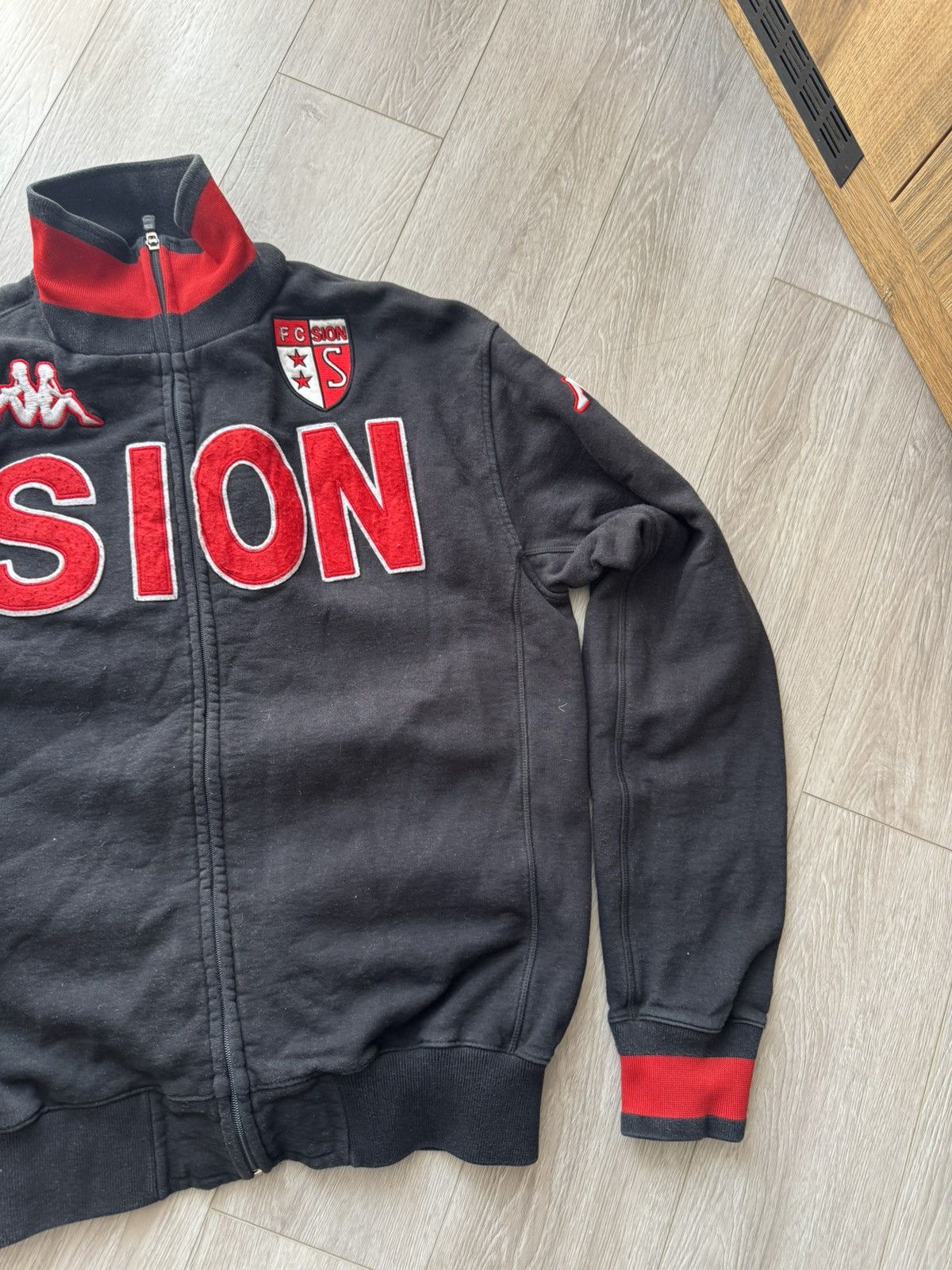 Kappa FC Sion Football Zip LogoSweatshirt Size US L / EU 52-54 / 3 - 3 Thumbnail
