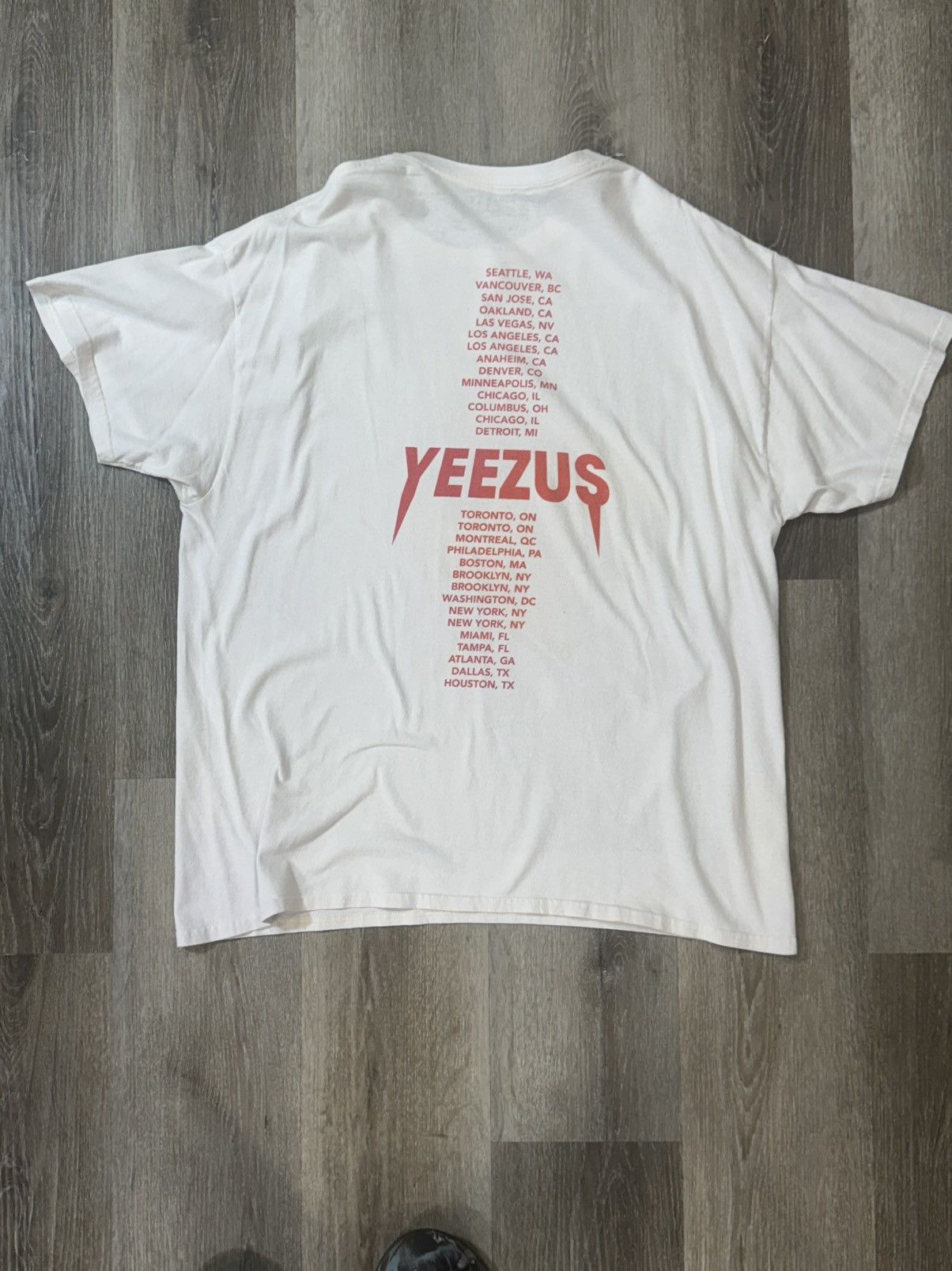 Kanye West YEEZUS TOUR 100% Authentic Collector Owned Size US XL / EU 56 / 4 - 6 Thumbnail