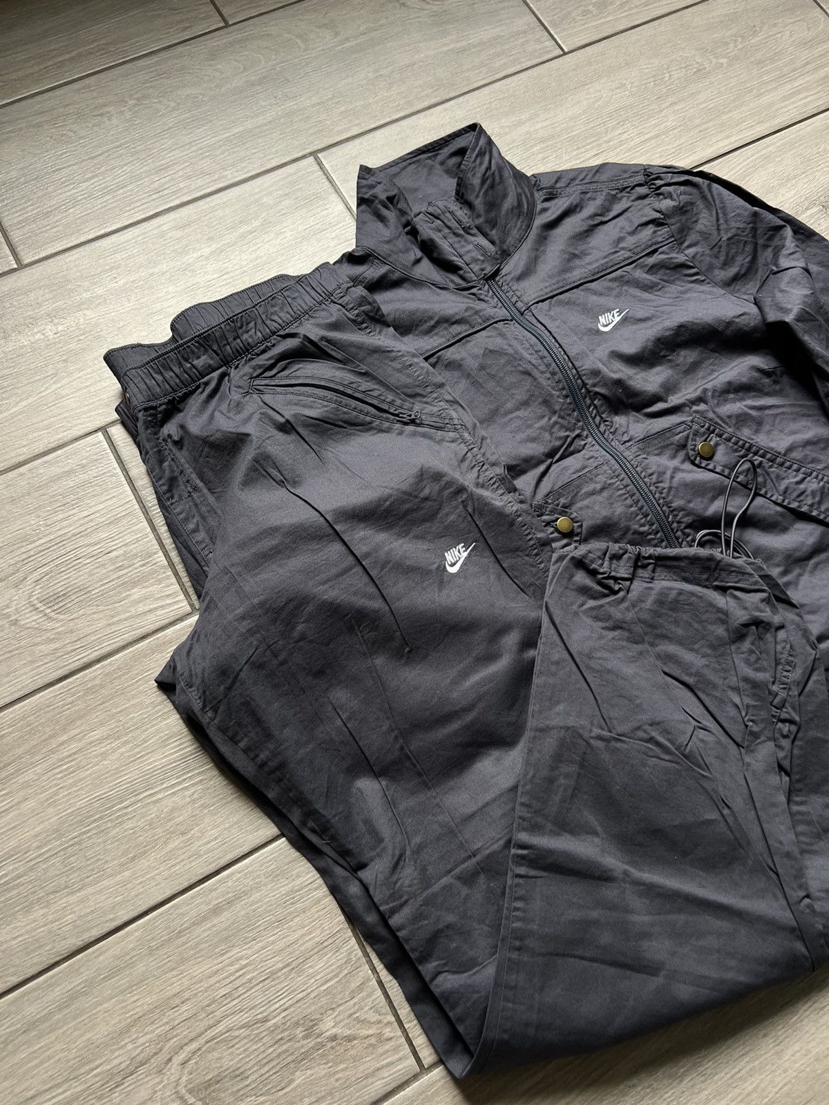 Nike × Vintage Vintage Nike Tracksuit Jacket And Pants 90s Swoosh Size US XL / EU 56 / 4 - 8 Thumbnail