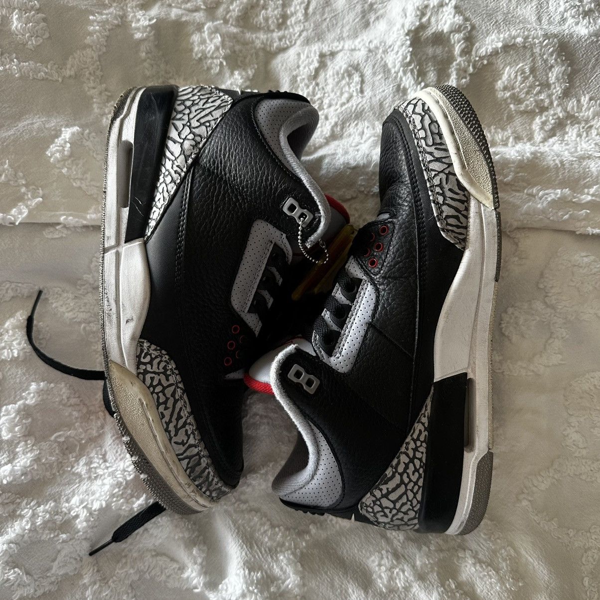 Jordan Brand × Nike Air Jordan 3 Retro Black Cement 2018 Size US 8.5 / EU 41-42 - 13 Thumbnail