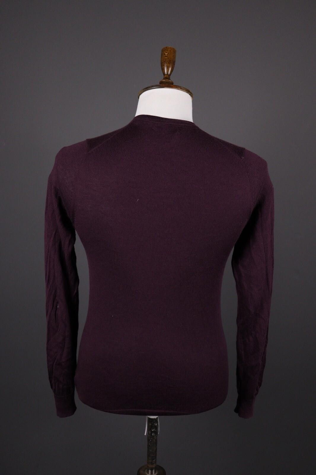 Lindbergh Lindbergh Black Label Burdungly Men's Wool V-Neck Sweater S Size US S / EU 44-46 / 1 - 5 Thumbnail