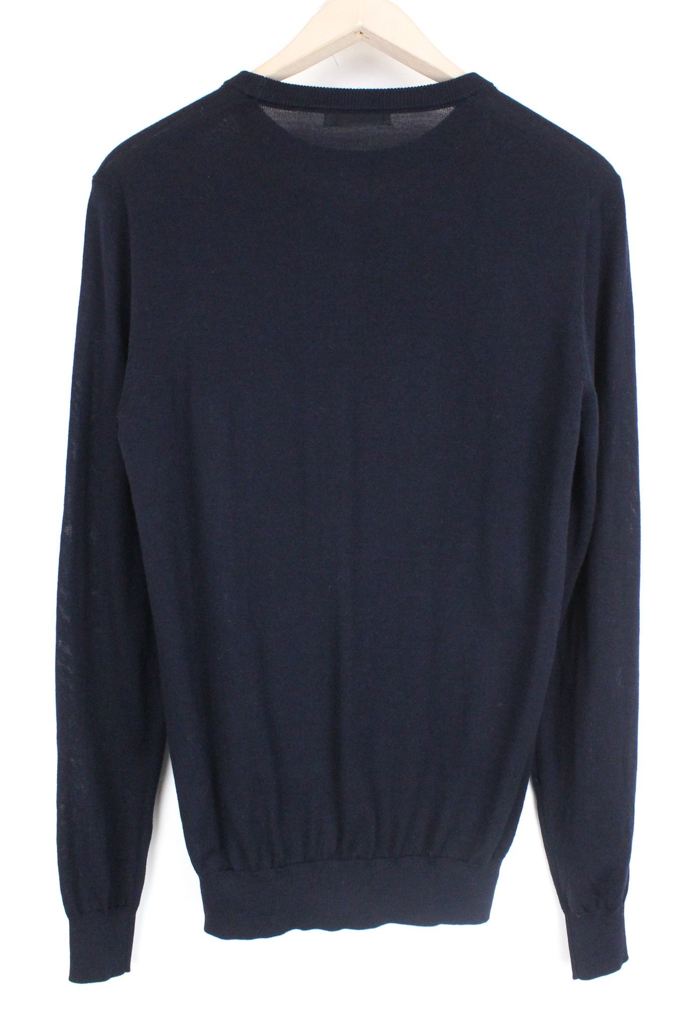 Suitsupply S Merino Wool Navy Sweater 66607 Size US S / EU 44-46 / 1 - 4 Thumbnail