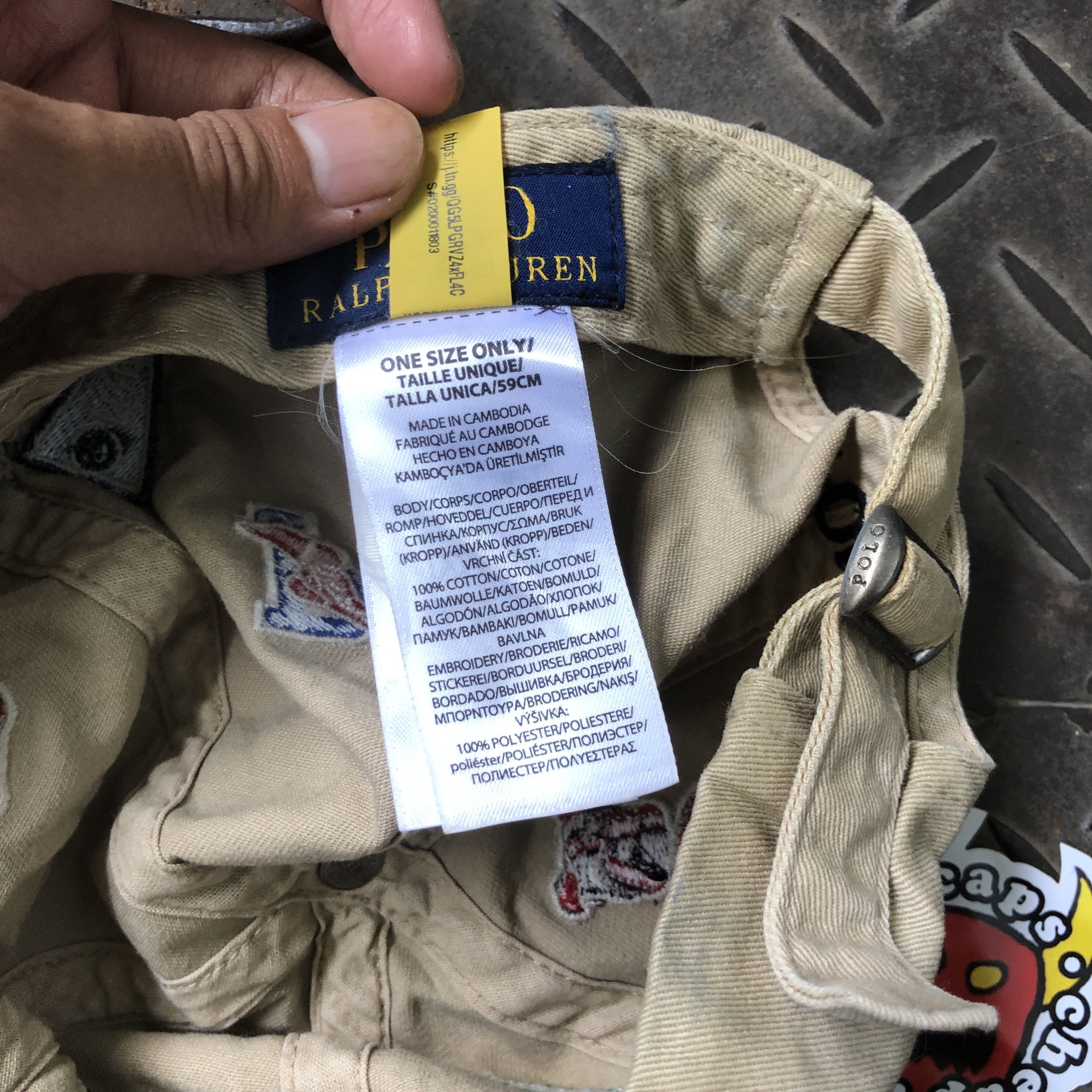 Polo Ralph Lauren 🔥RARE Vintage Polo Ralph Lauren Varsity Letterman Flag Hat Size ONE SIZE - 9 Thumbnail