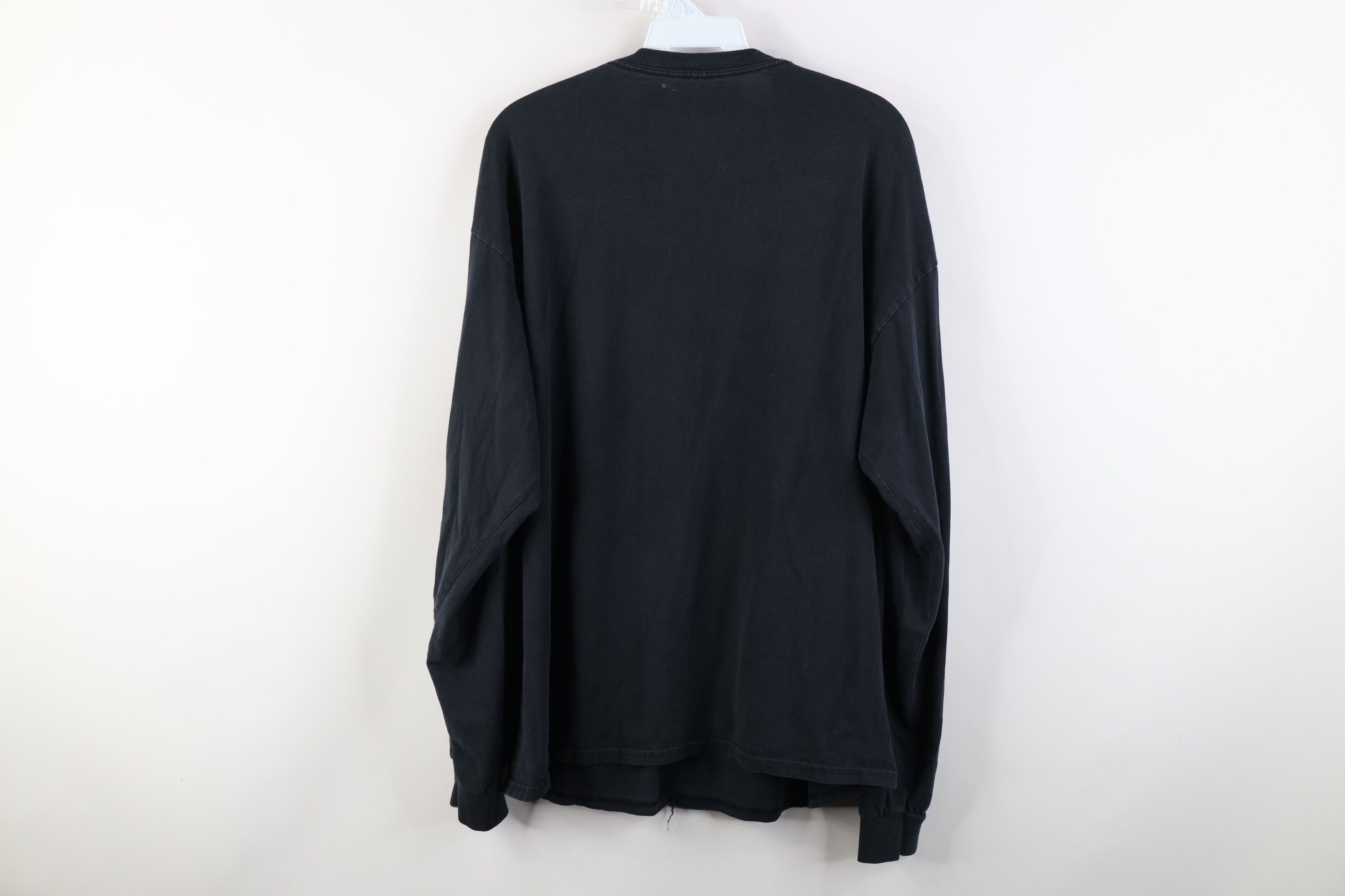 Vintage Y2K Streetwear Skull Flower Fire Flames Long Sleeve T-Shirt Size US XL / EU 56 / 4 - 14 Thumbnail