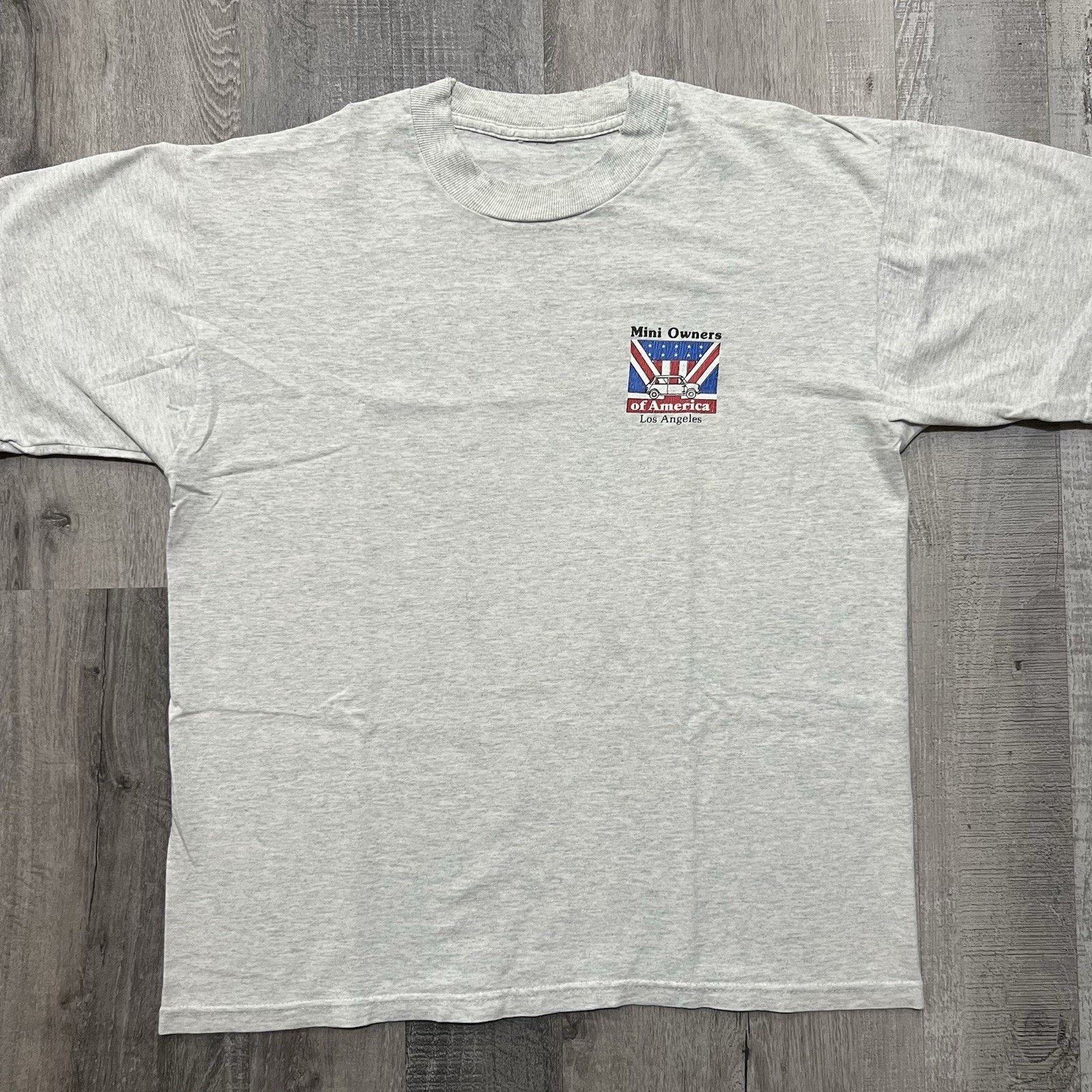 Vintage VTG Mini Coopers Owners Club T Shirt Grey Los Angeles M Size US M / EU 48-50 / 2 - 2 Thumbnail