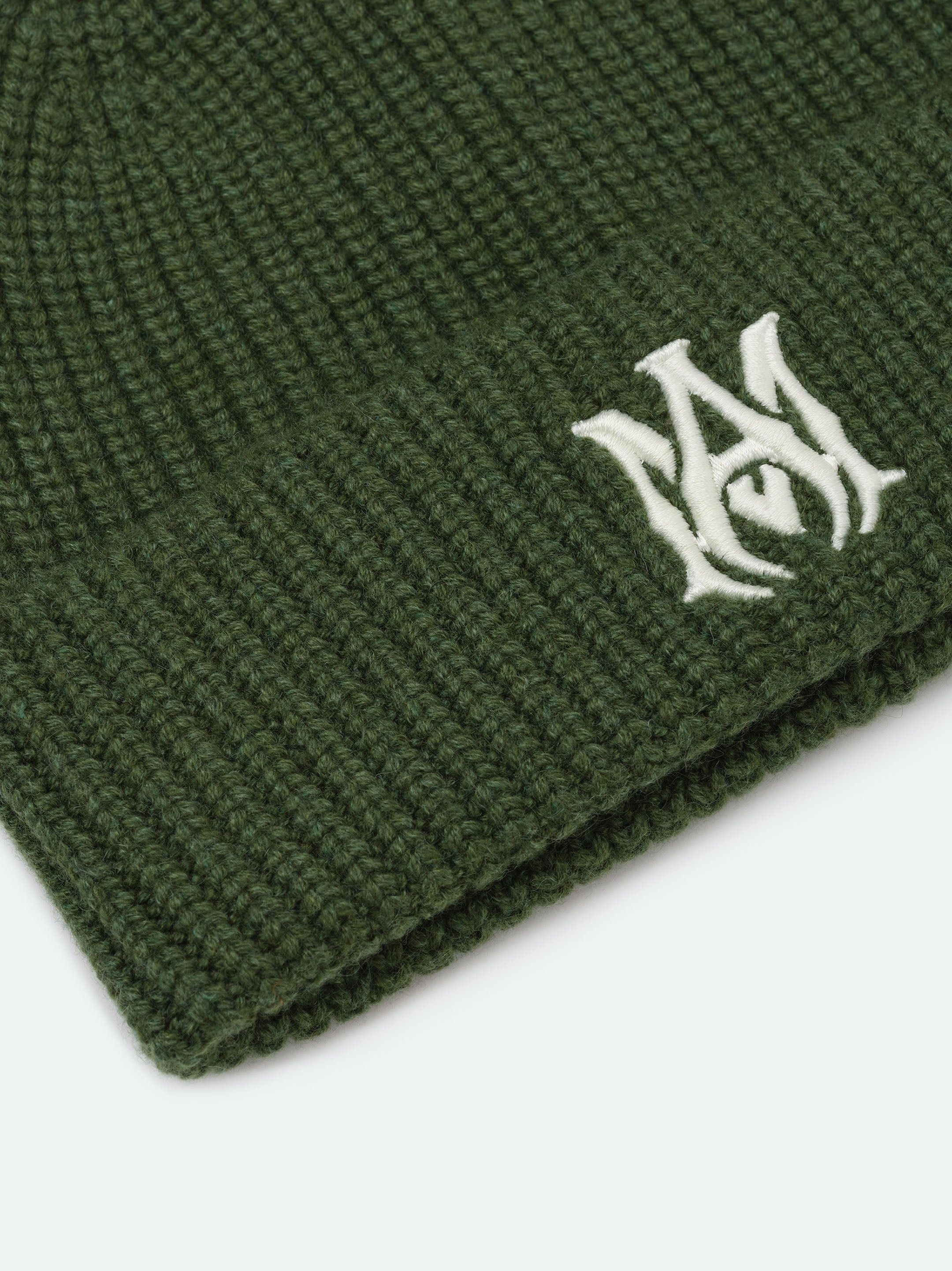 Amiri o1w1db10325 Size: OS / MA Logo Beanie Hat / Cap in Green Size ONE SIZE - 2 Thumbnail