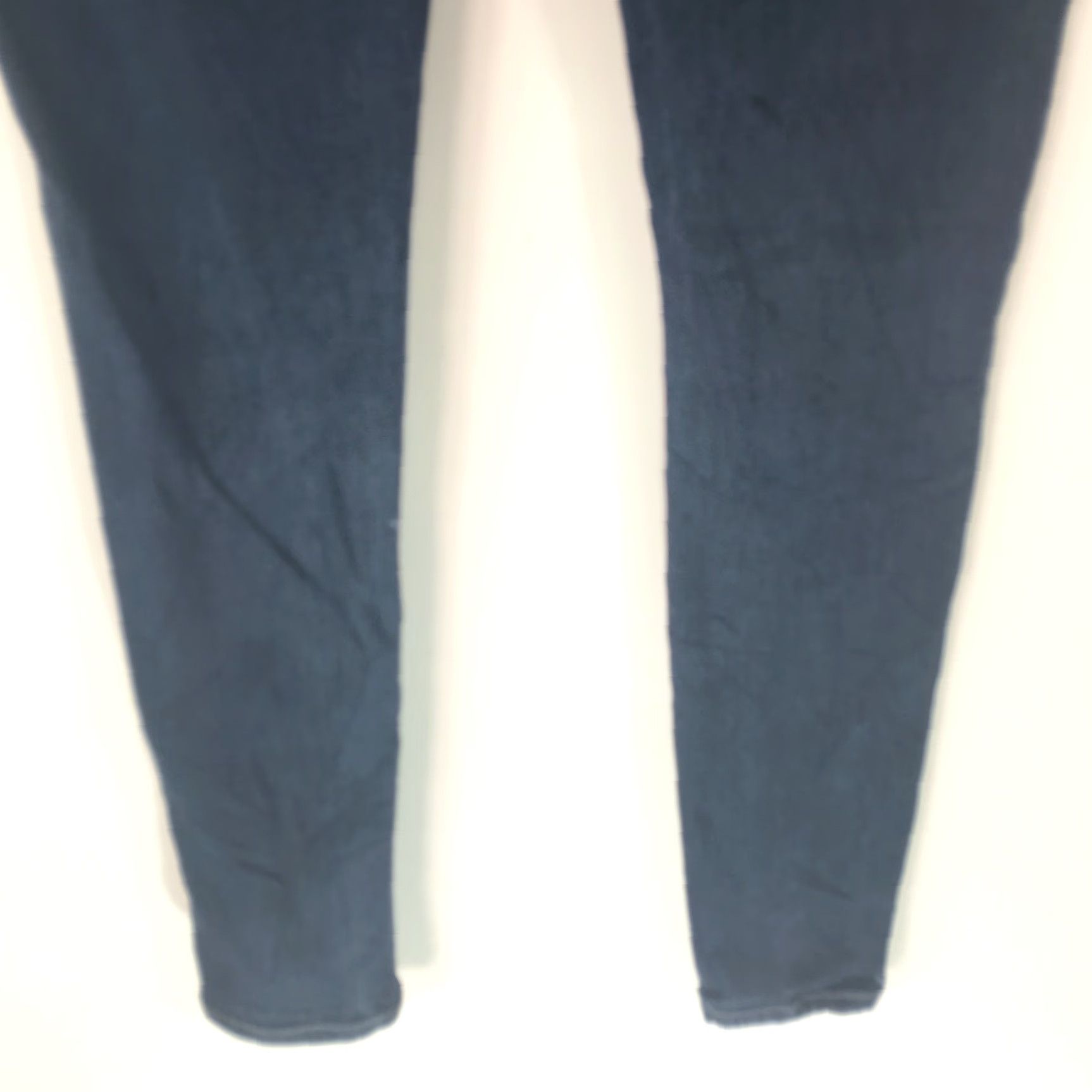 Vintage Liverpool Jeans Skinny Blue Denim Flat Front Petite OP Womens 27in Inseam Casual Stretch 5-Pocket Jeans Size 25" / US 0 / IT 36 - 6 Thumbnail