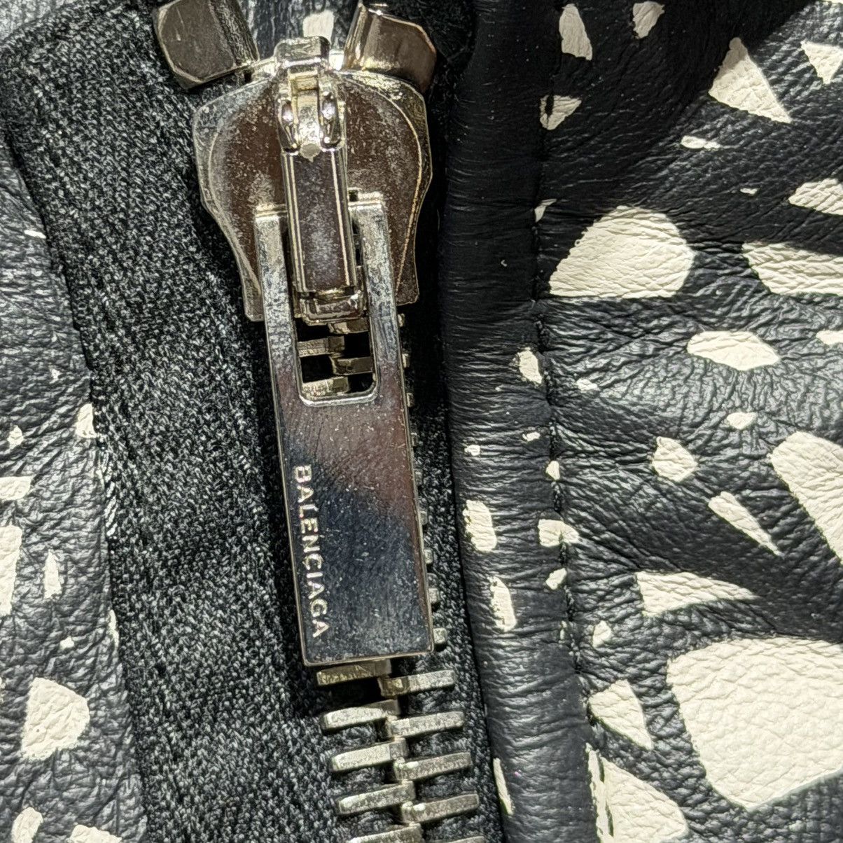 Balenciaga Balenciaga Lambskin Motorcycle Leather Jacket Size XS / US 0-2 / IT 36-38 - 7 Thumbnail