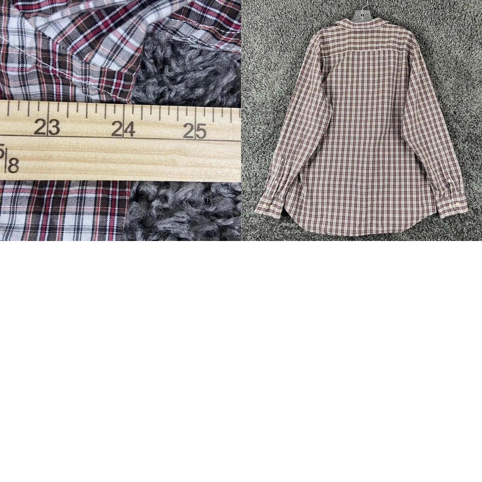 Banana Republic BANANA REPUBLIC Plaid Button-Up Shirt XL Multicolor Long Sleeve Mens Size US XL / EU 56 / 4 - 8 Thumbnail