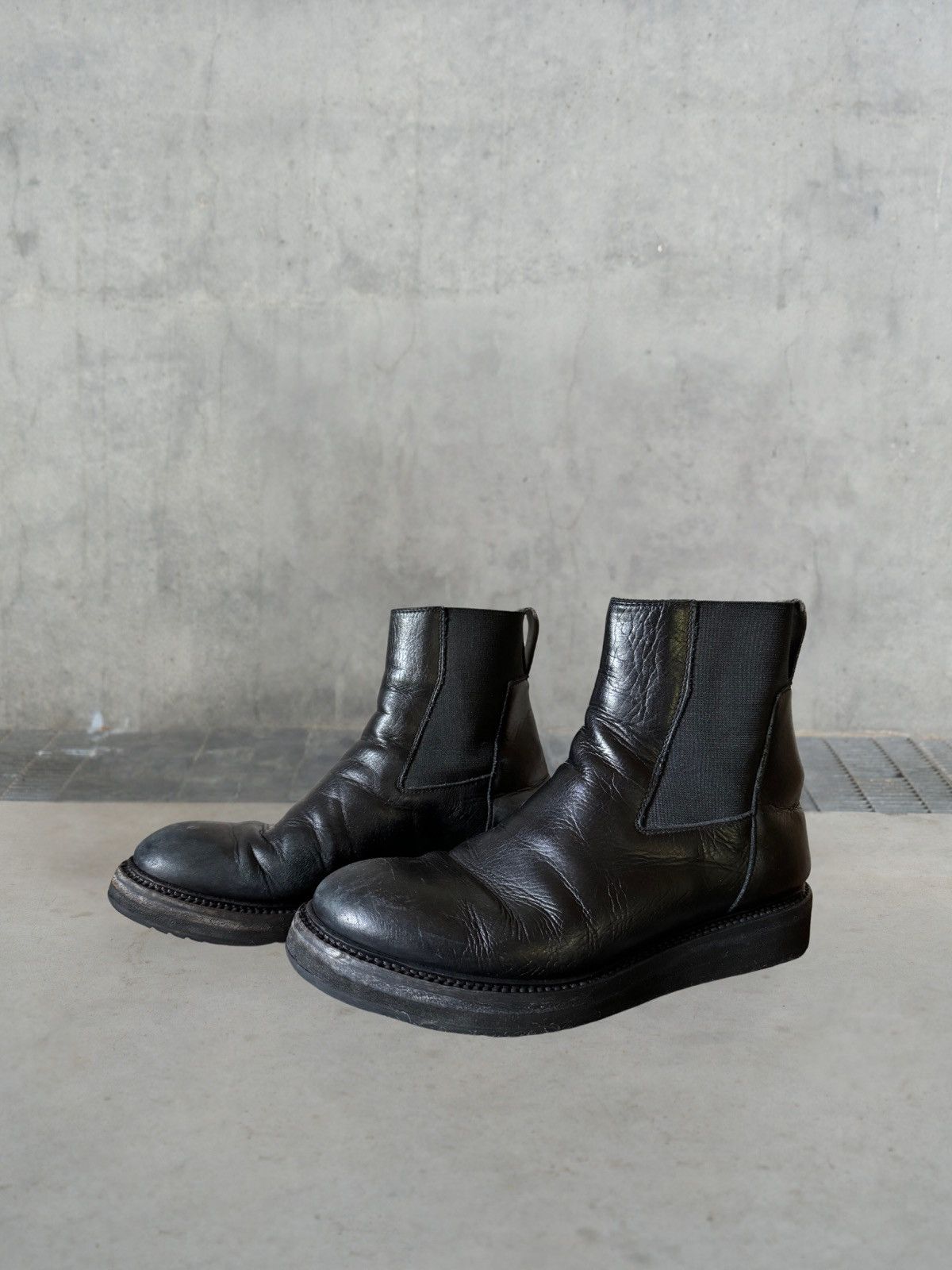 Rick Owens Rick Owens Creeper Elastic Boots Size US 6 / EU 39 - 2 Thumbnail