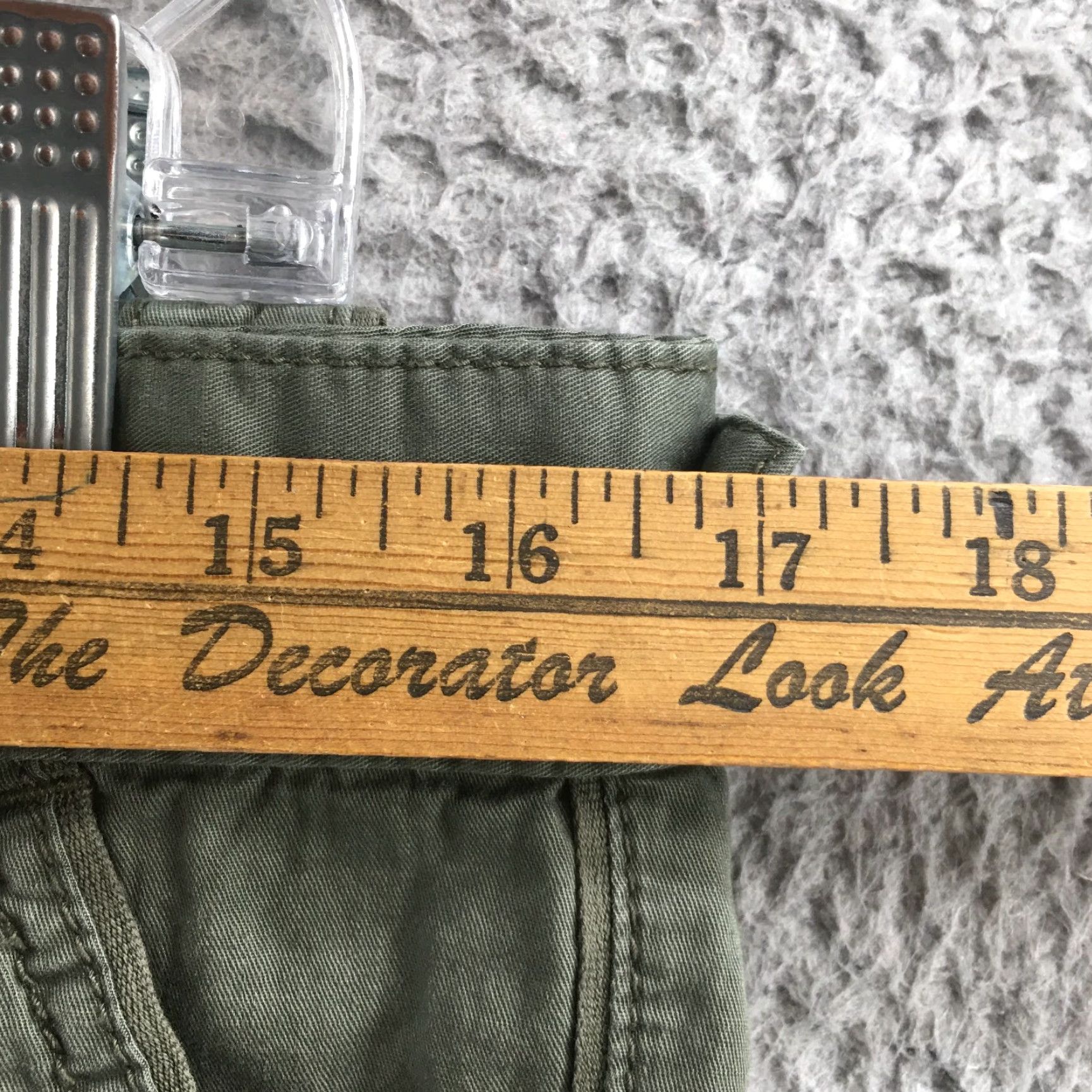 Calvin Klein Calvin Klein Utility Shorts Womens 6 Green Cotton Flat Front Cargo Pocket Shorts Womens 6 Green Cotton Flat Front Mens Womens Size 28" / US 6 / IT 42 - 6 Thumbnail