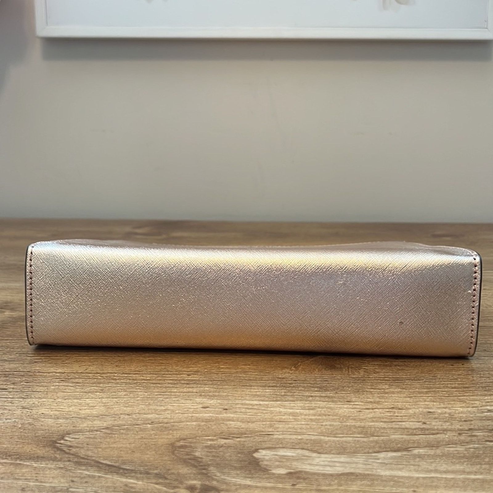 Henri Bendel Henri Bendel West 57th Cosmetic Clutch in Rose Gold Size ONE SIZE - 6 Thumbnail
