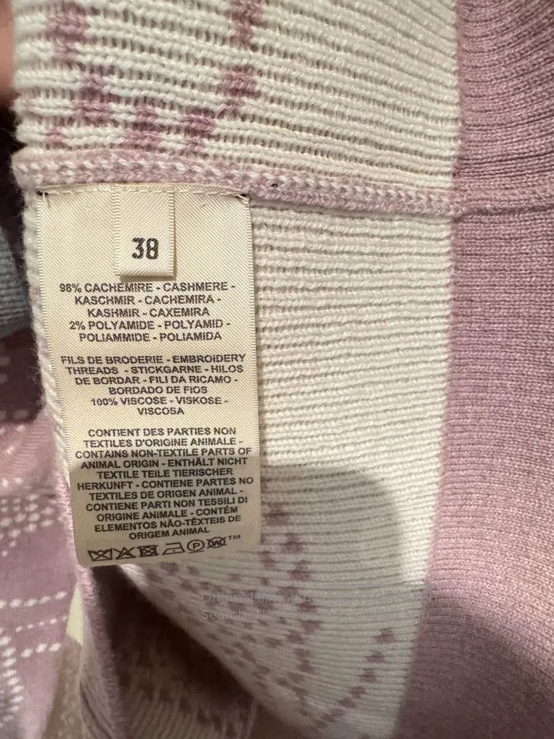 Hermes Hermes Lavender Purple Cashmere Knitwear Coat Size XS / US 0-2 / IT 36-38 - 4 Thumbnail