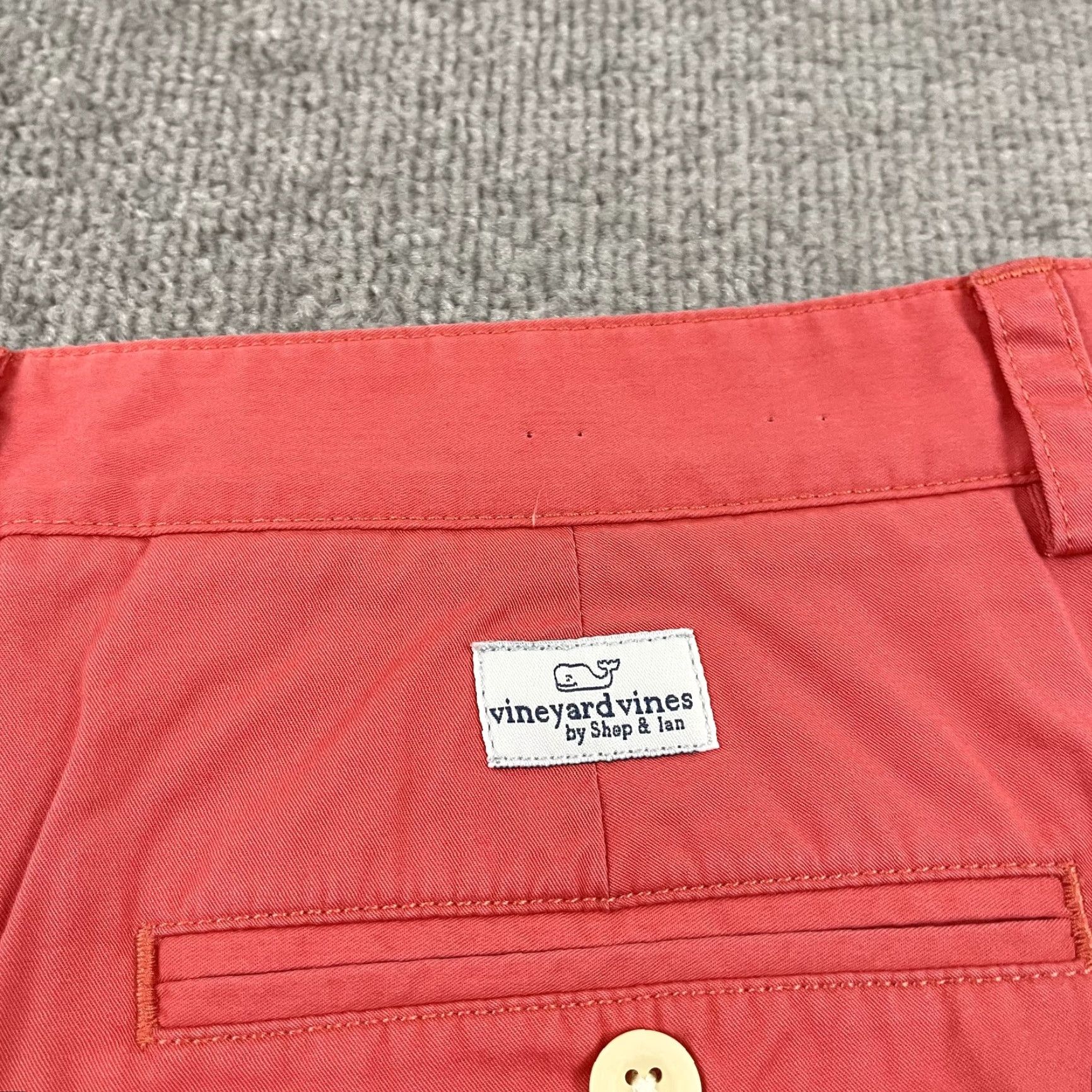 Vineyard Vines VINTAGE Vineyard Vines Men's Pants 32x30 Slim Fit Chino Casual Travel Preppy Pink Size US 32 / EU 48 - 3 Thumbnail