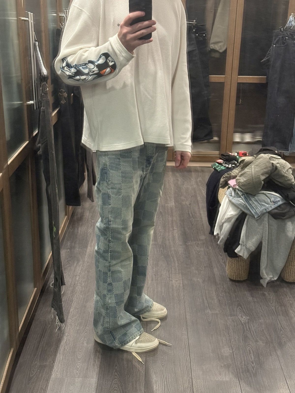 Louis Vuitton Louis Vuitton x Pharrell - 1st Fashion Show denim - 34 Size US 34 / EU 50 - 5 Thumbnail