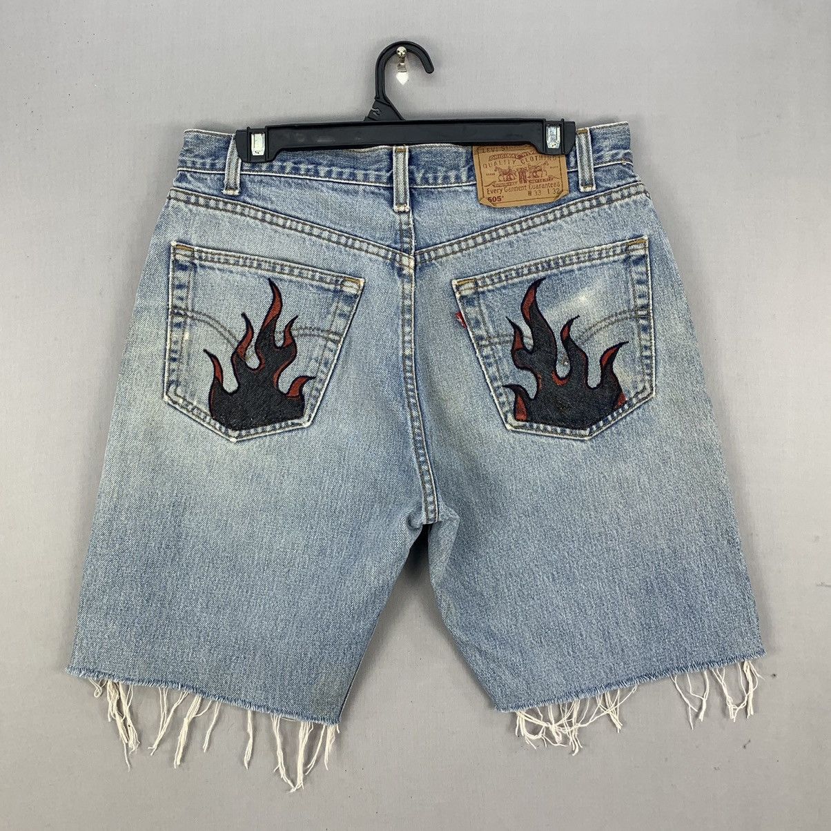 Levi's Vintage Custom Levis 505 Jorts Shorts Denim Jeans W32 Size US 32 / EU 48 - 2 Thumbnail