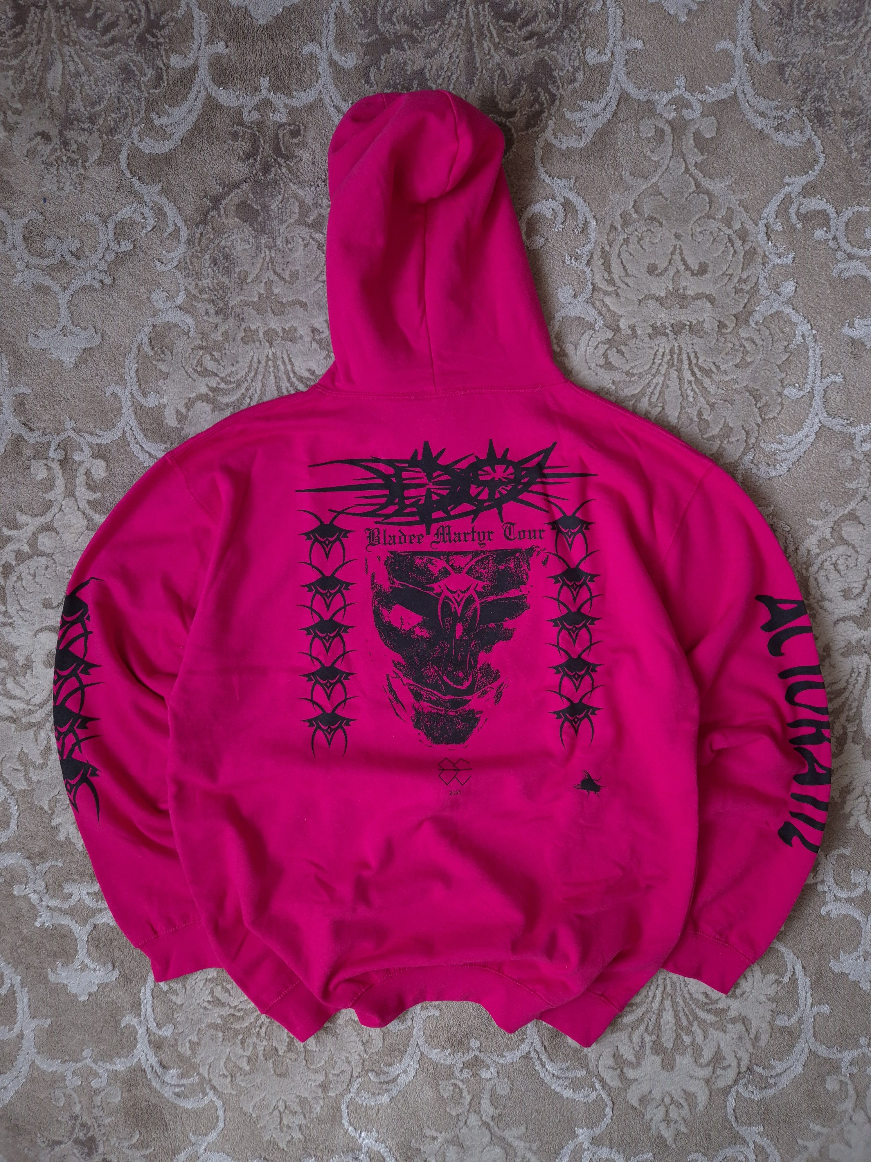 Drain Gang Bladee Marthyr tour acid drain hoodie Size US XL / EU 56 / 4 - 3 Thumbnail