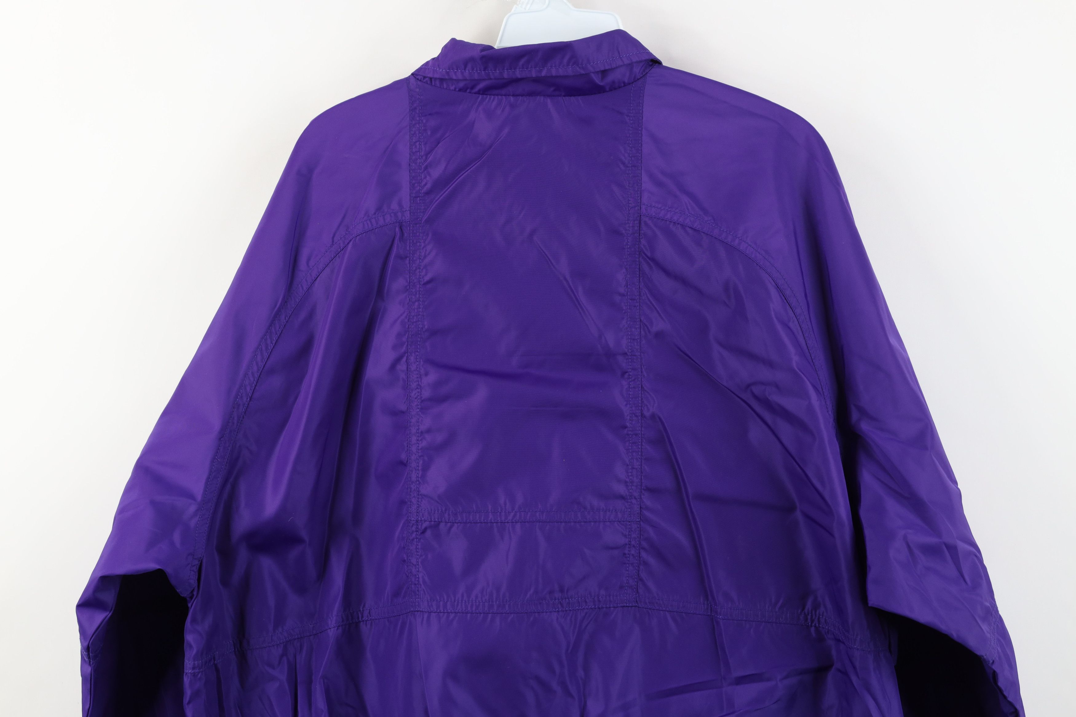 Nike Vintage Nike Scott Mini Swoosh Windbreaker Jacket Purple Size US M / EU 48-50 / 2 - 13 Thumbnail