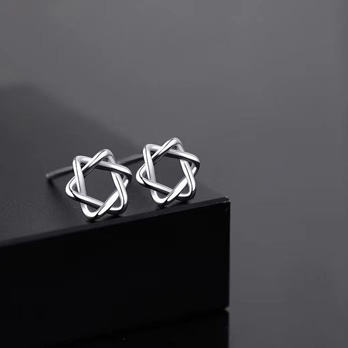 Jewelry Vibe Earrings One Pairs Chrome Jewelry Size ONE SIZE - 2 Thumbnail