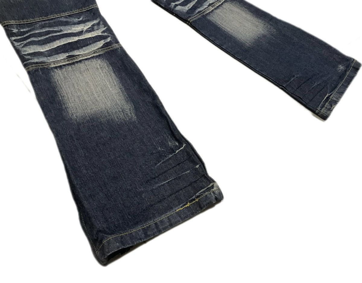 If Six Was Nine × Japanese Brand × Le Grande Bleu (L.G.B.) 🔥Sick Y2K Topism Mud Wash Flared Denim Size US 32 / EU 48 - 9 Thumbnail