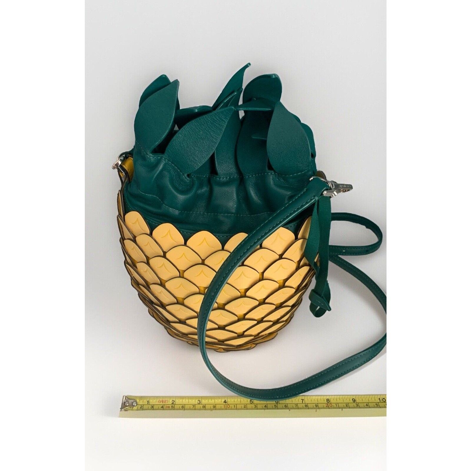 Kate Spade Kate Spade New York Pineapple Crossbody Yellow Leather Purse Size ONE SIZE - 19 Thumbnail