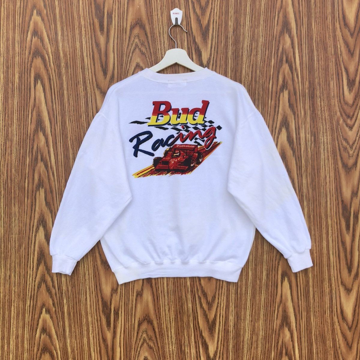 Budweiser Vintage Budweiser Racing Crewneck Sweatshirt Pullover Size US M / EU 48-50 / 2 - 1 Thumbnail
