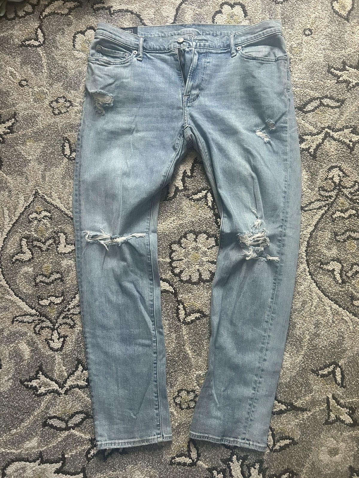 Abercrombie Langdon Slim DENIM jeans ripped