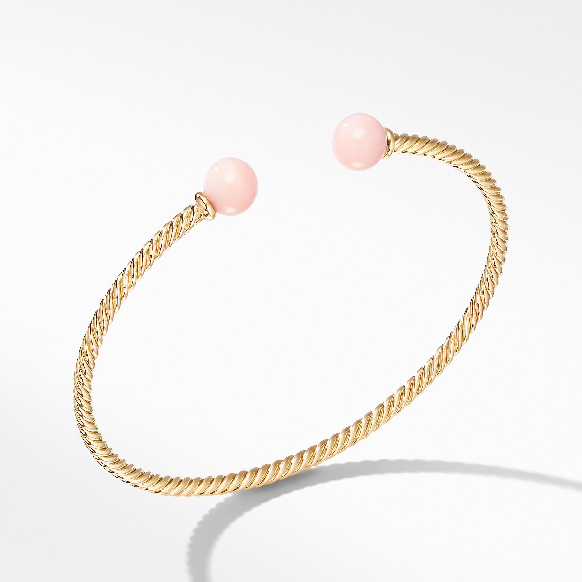 David Yurman o1w1db10325 B14890 Bracelet in 18K Gold with Pink Opal Size ONE SIZE - 1 Thumbnail