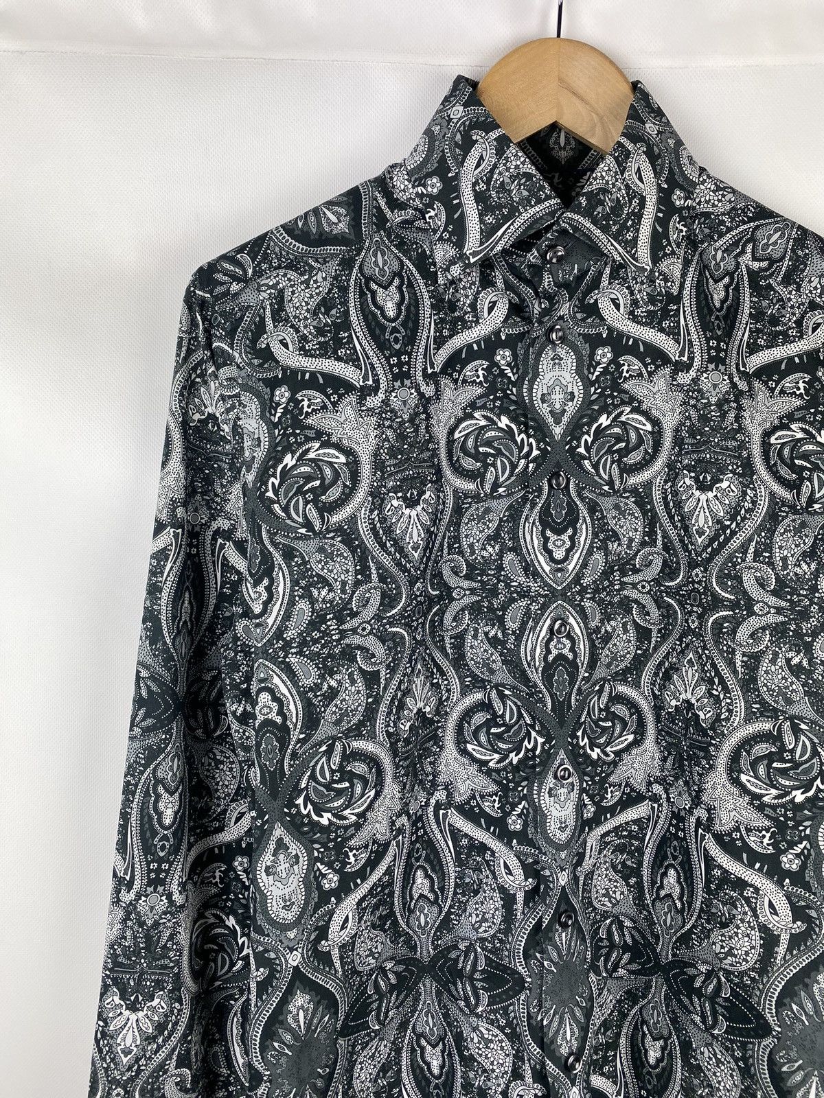 Eton Eton paisley patterned long sleeve button up shirt Slim Size US M / EU 48-50 / 2 - 4 Thumbnail