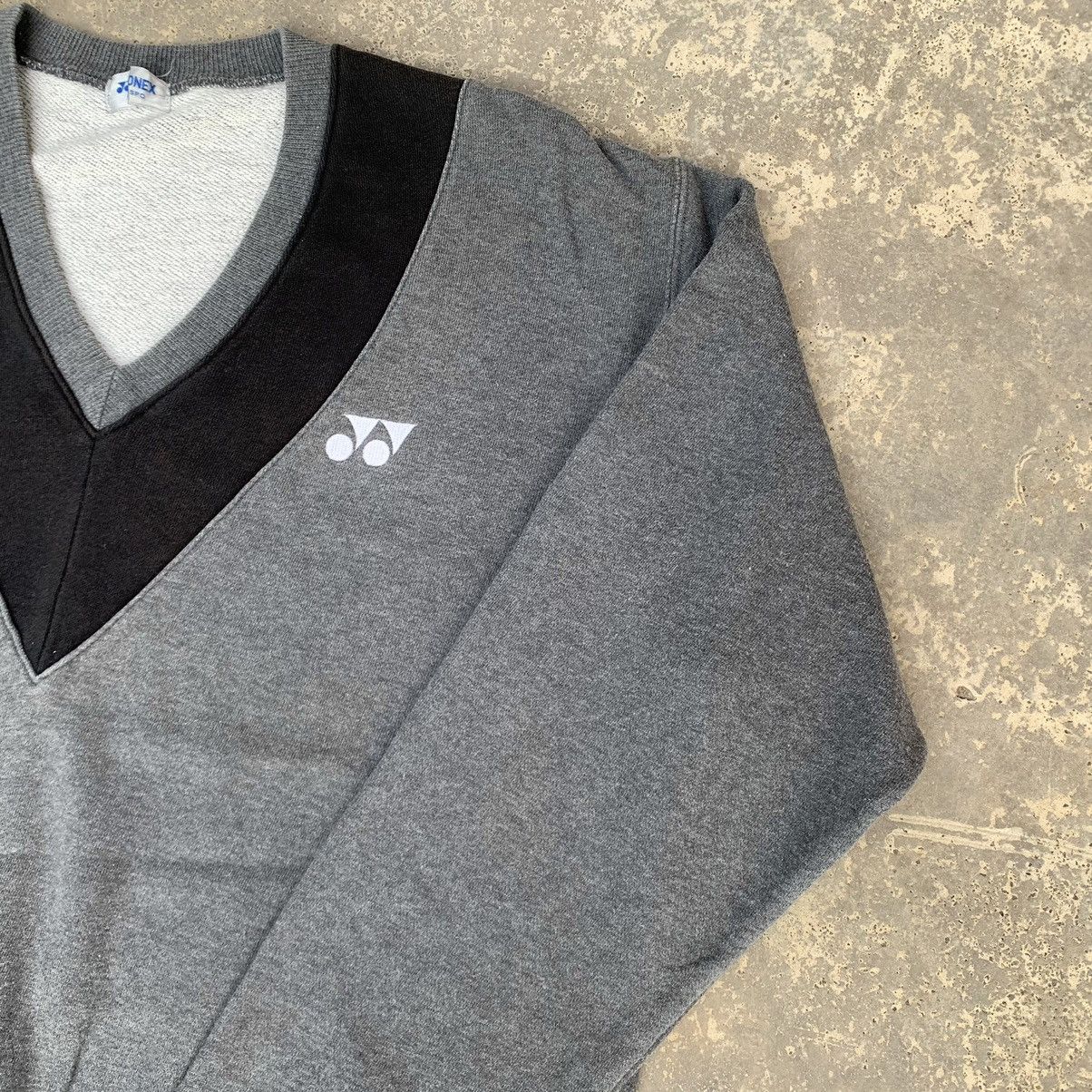 Japanese Brand × Vintage Vintage 90s Yonex Vneck Sweater Size US M / EU 48-50 / 2 - 5 Thumbnail